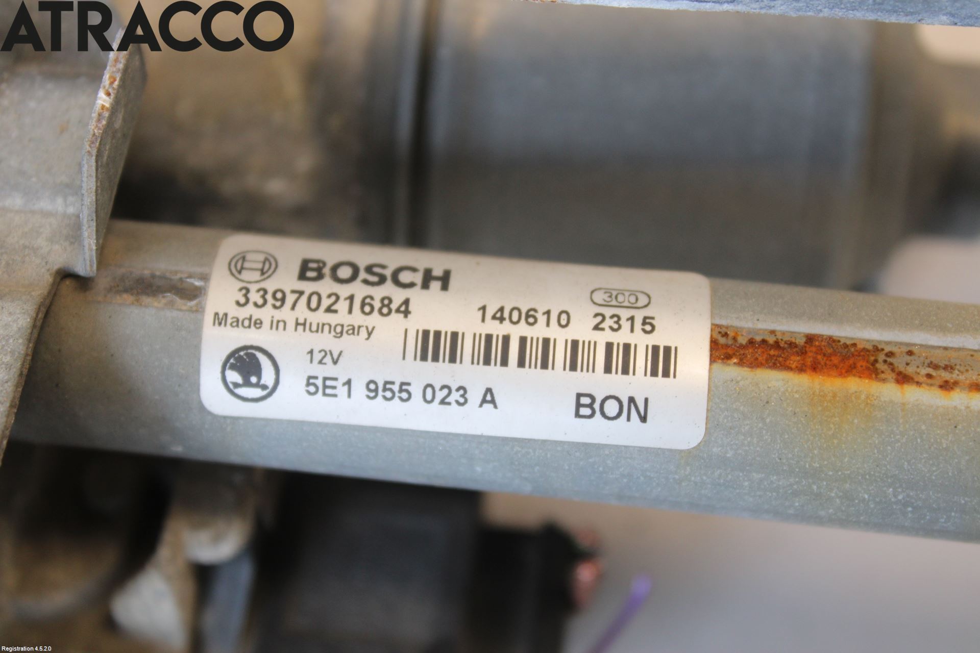 Skoda OCTAVIA (5E) 13-20 Viskermotor Frontrute