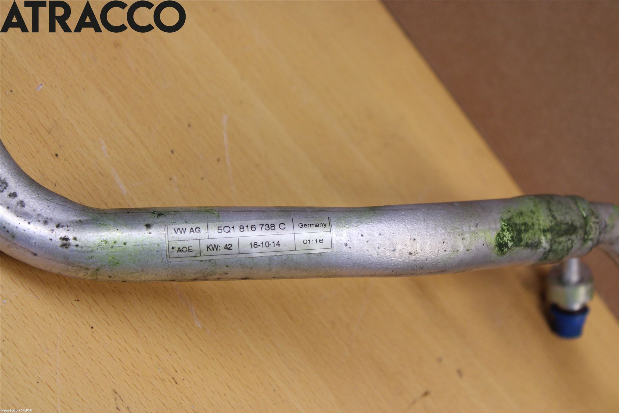 Volkswagen VW GOLF / E-GOLF VII 13-20 Varme Ac Slange - Rør