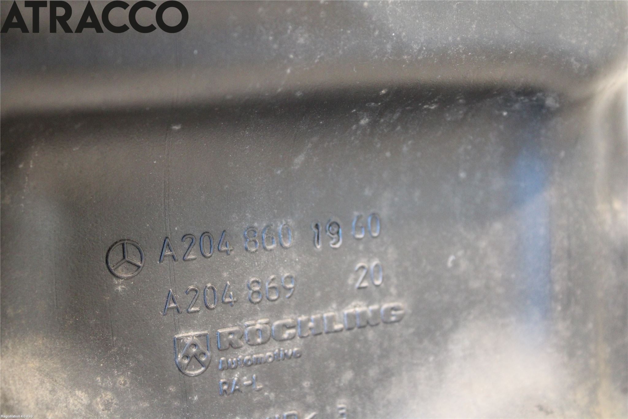 Mercedes-Benz MB C-KLASS (W204) 07-15 Spylerbeholder Frontrute