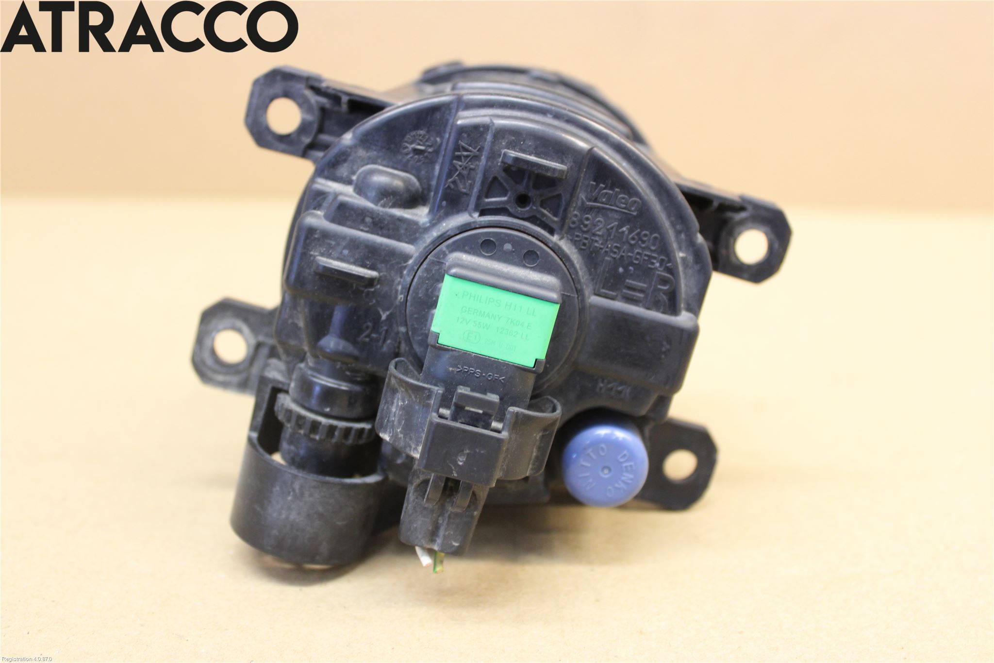 Citroen JUMPY/E-JUMPY 16- Frontlykt-Kurve-Tåkelys