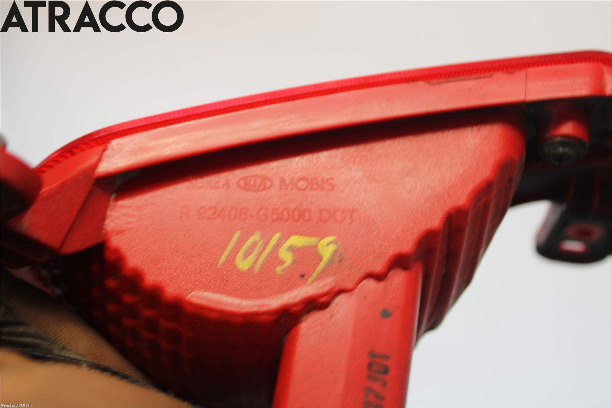 Kia NIRO (DE) 17-22 Baklykt Ryggelys-Tåkelys