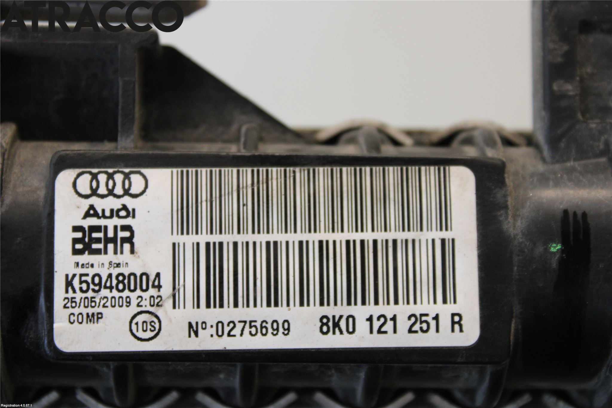 Audi Q5 09-16 Radiator Manuell