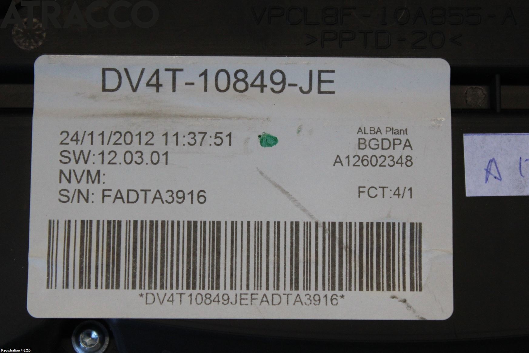 Ford KUGA 13-16 Instr Kombinert