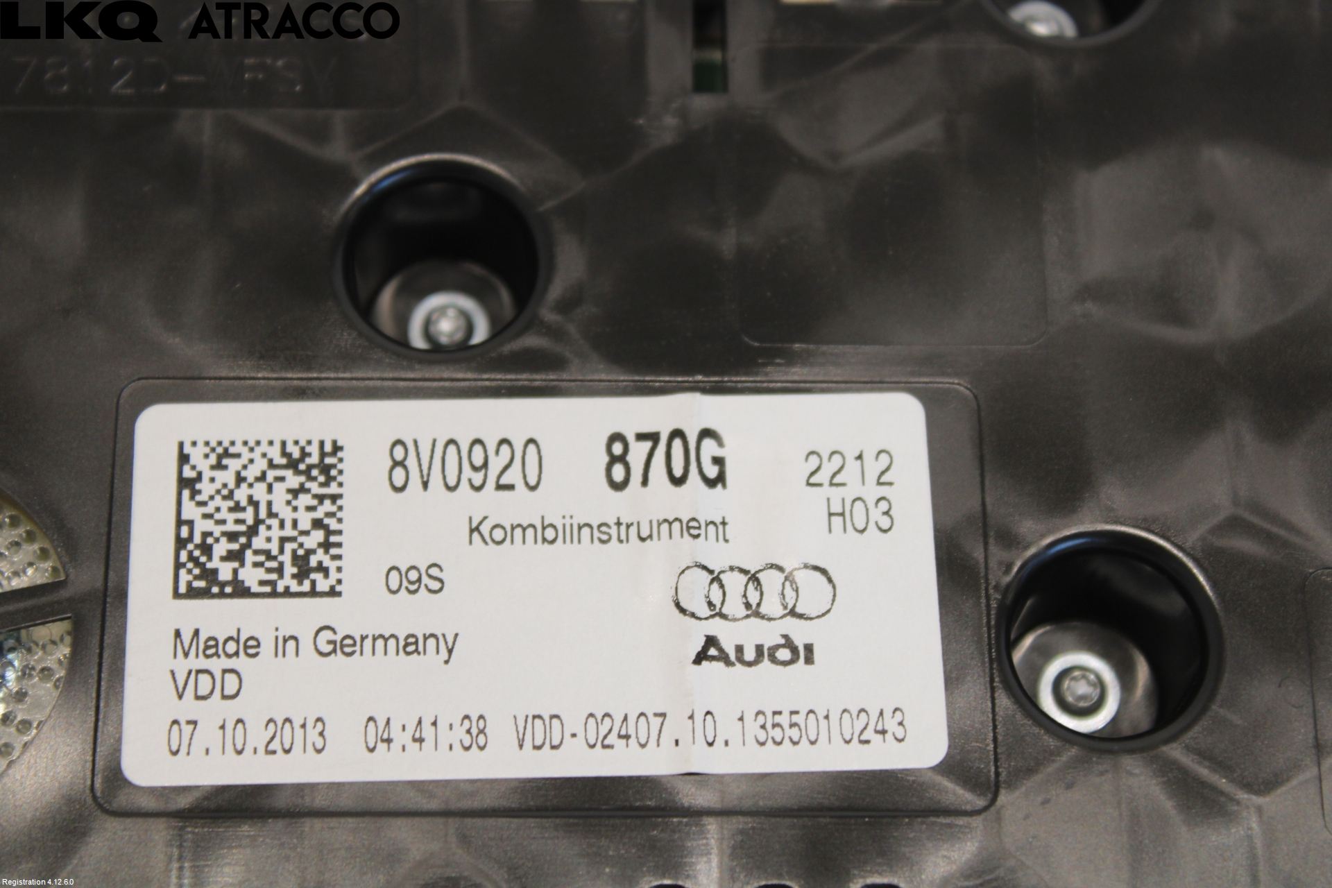 Audi A3/S3 05-13 Instr Kombinert