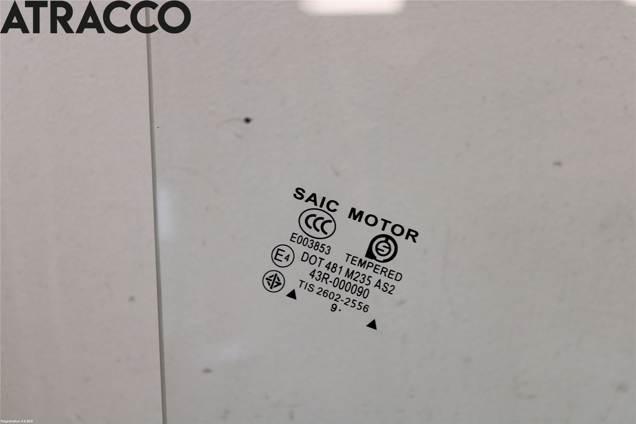 MG ZS EV 20- Dørrute Bak Høyre 4Dørs