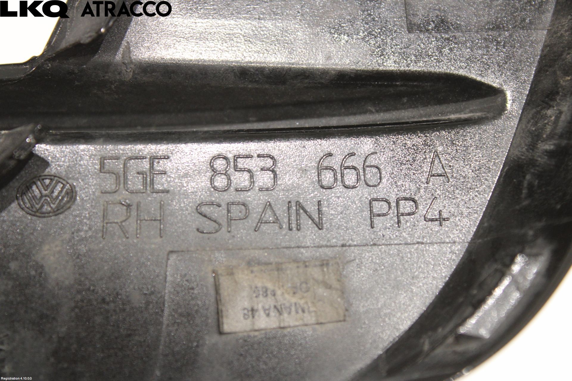 Volkswagen VW GOLF / E-GOLF VII 13-20 Støtfangerfeste Foran Høyre