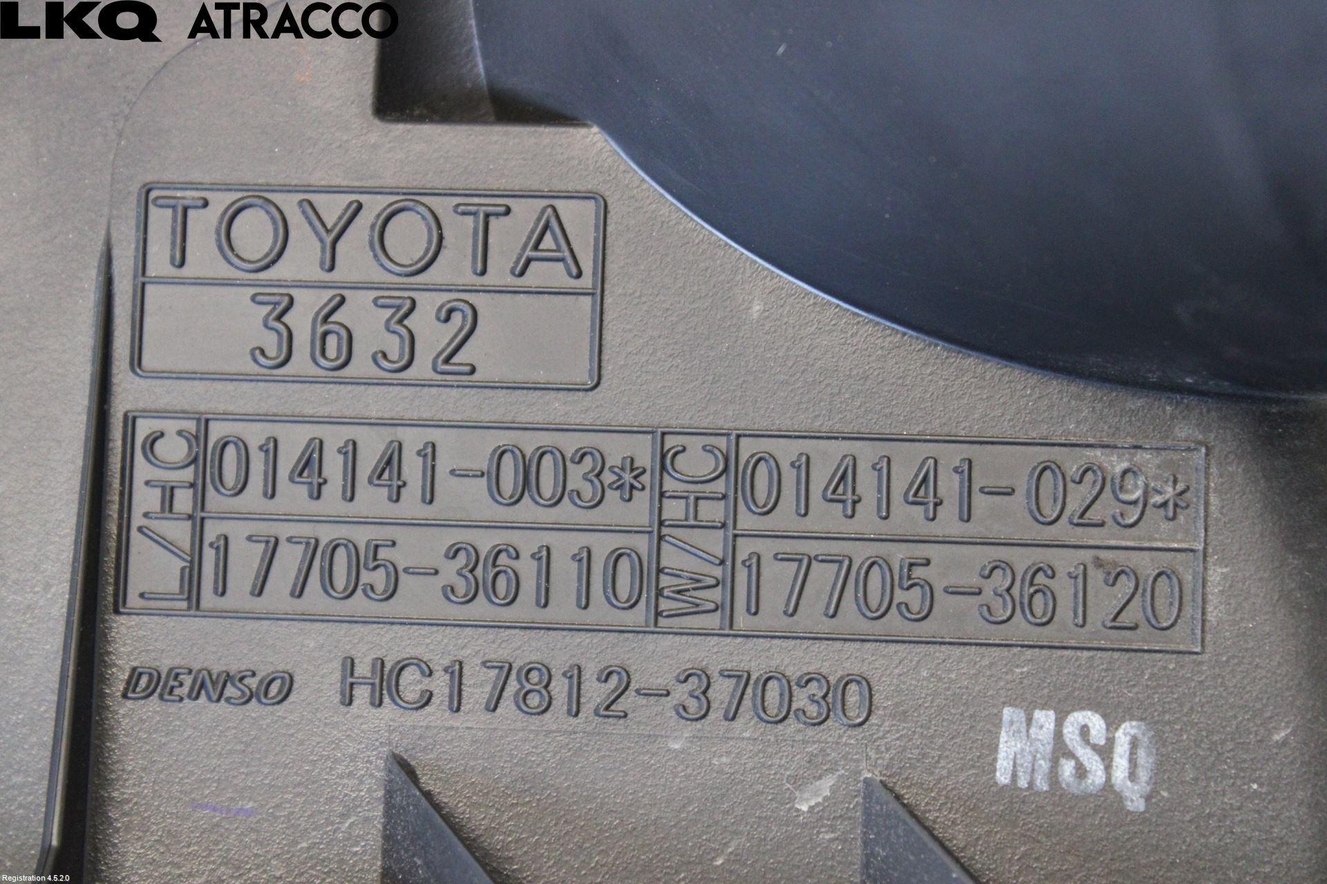 Toyota RAV4 13-18 Luftfilter Boks