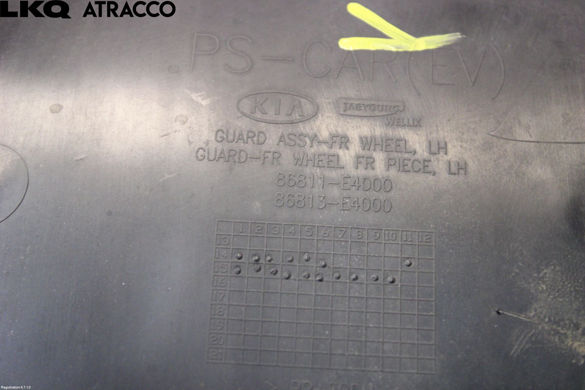 Kia SOUL 09- Skjerm Indre