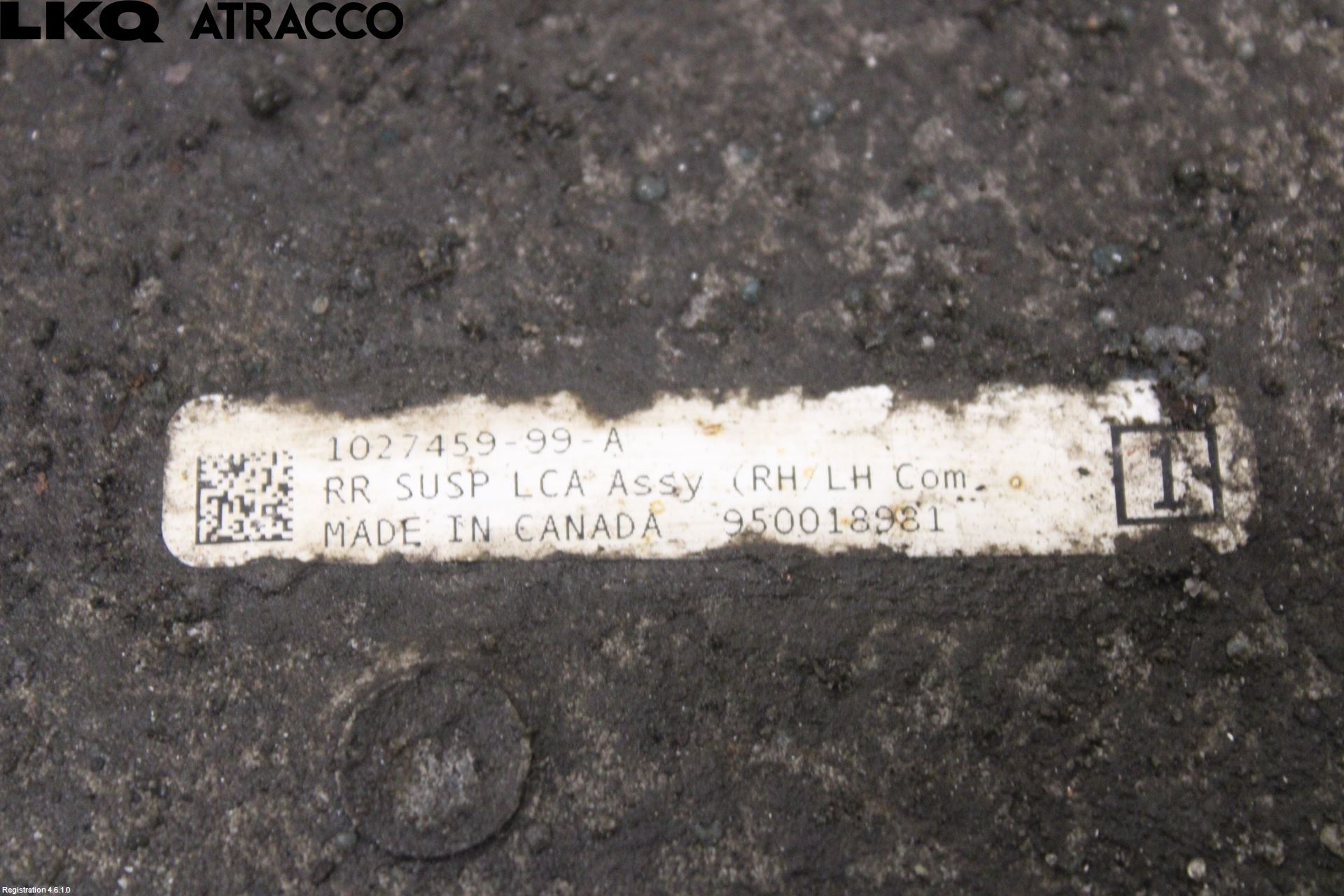 Tesla MODEL S 13- Bærearm Bak Venstre