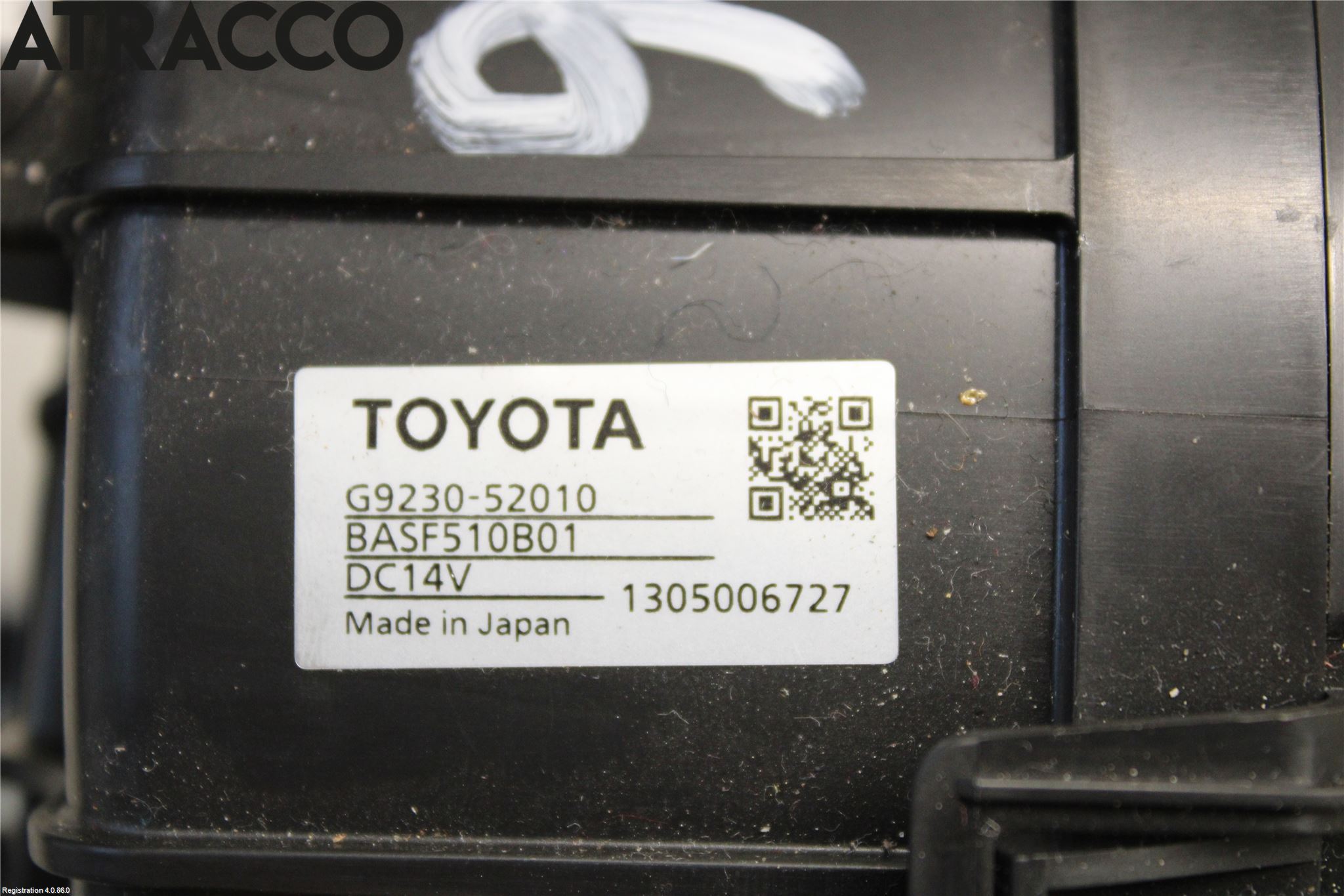 Toyota YARIS XP130 12-14 Varmeapparat Viftemotor