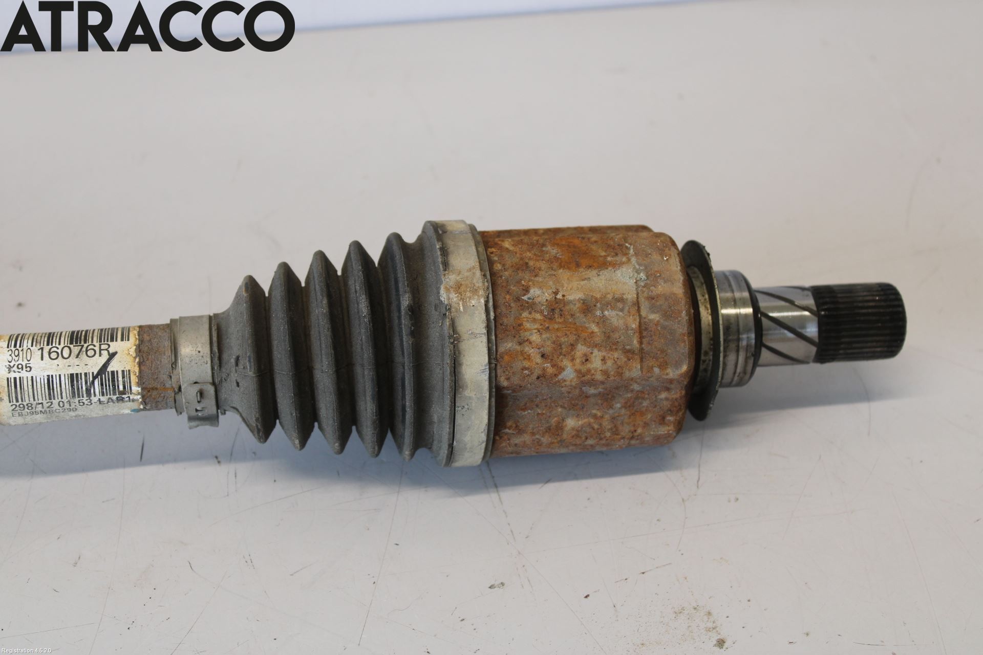 Renault MEGANE III 09-15 Drivaksel Foran Kompl Venstre