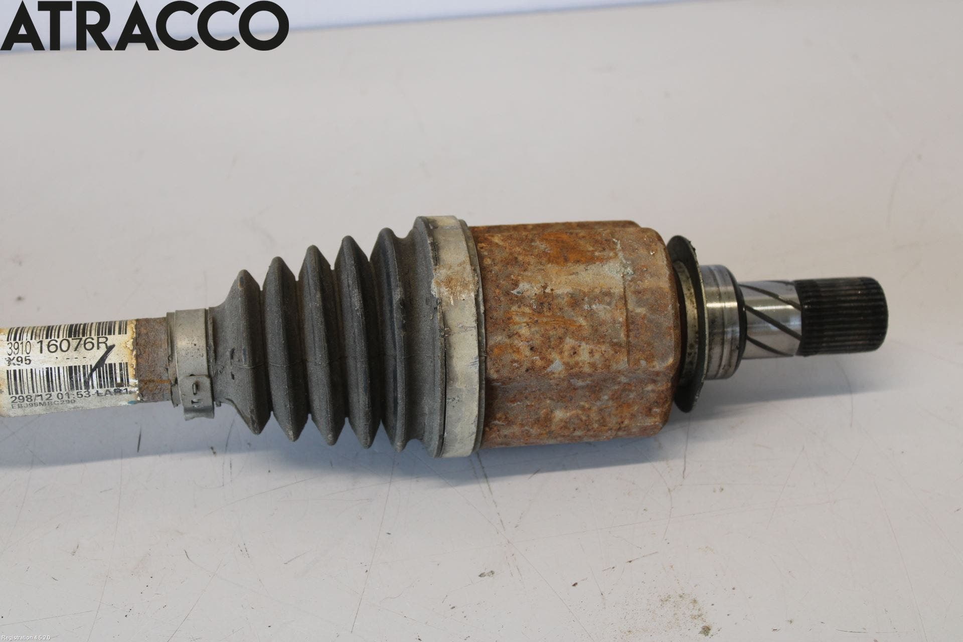 Renault MEGANE III 09-15 Drivaksel Foran Kompl Venstre