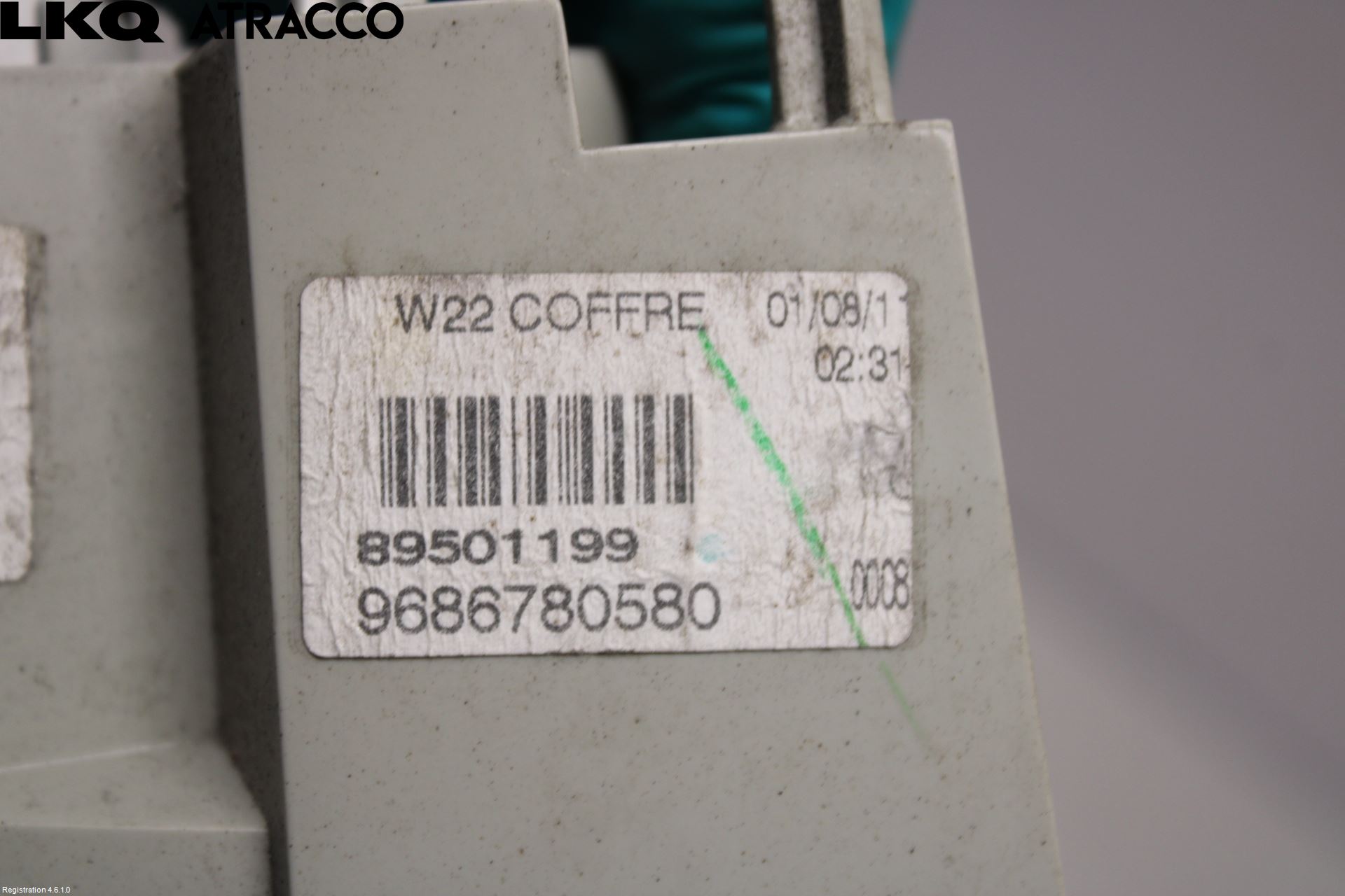 Peugeot 508 11-18 Baklykt Venstre  På Luke(Indre