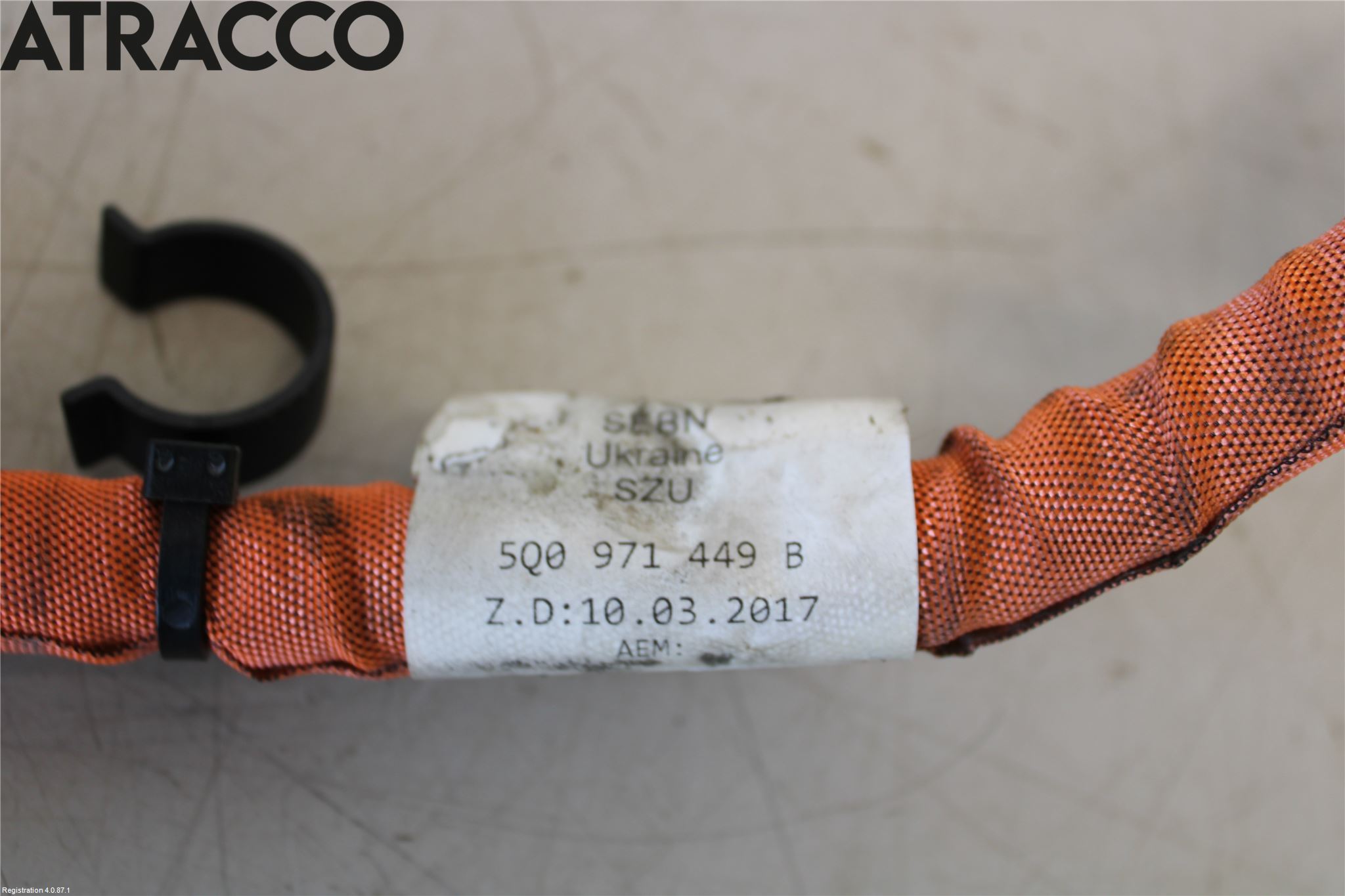 Volkswagen VW PASSAT 15-19 Kabelhärva Högspänning