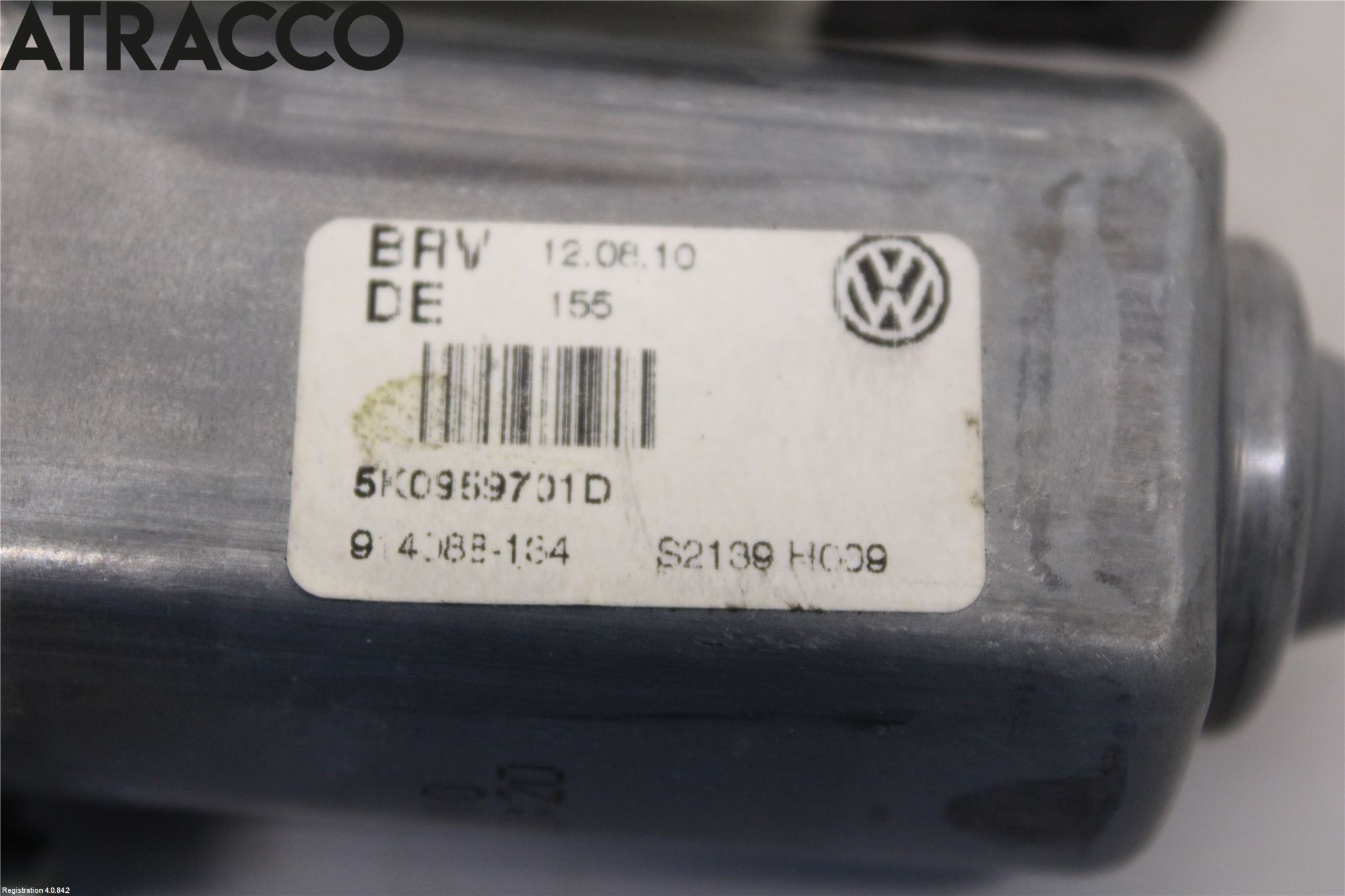 Volkswagen VW GOLF VI 09-13 Vindusheismotor