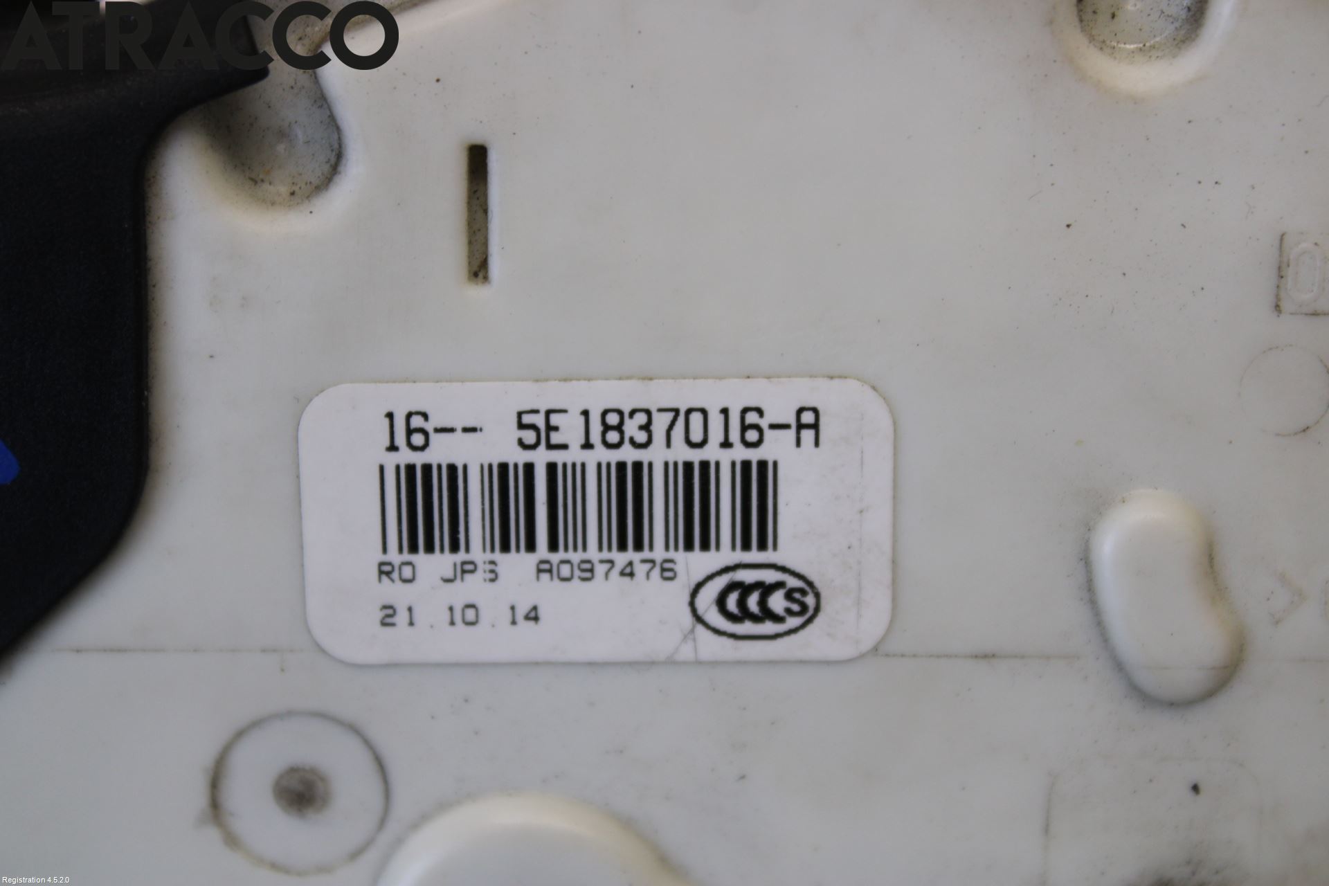 Volkswagen VW PASSAT 15-19 Dørlås - Låsekasse