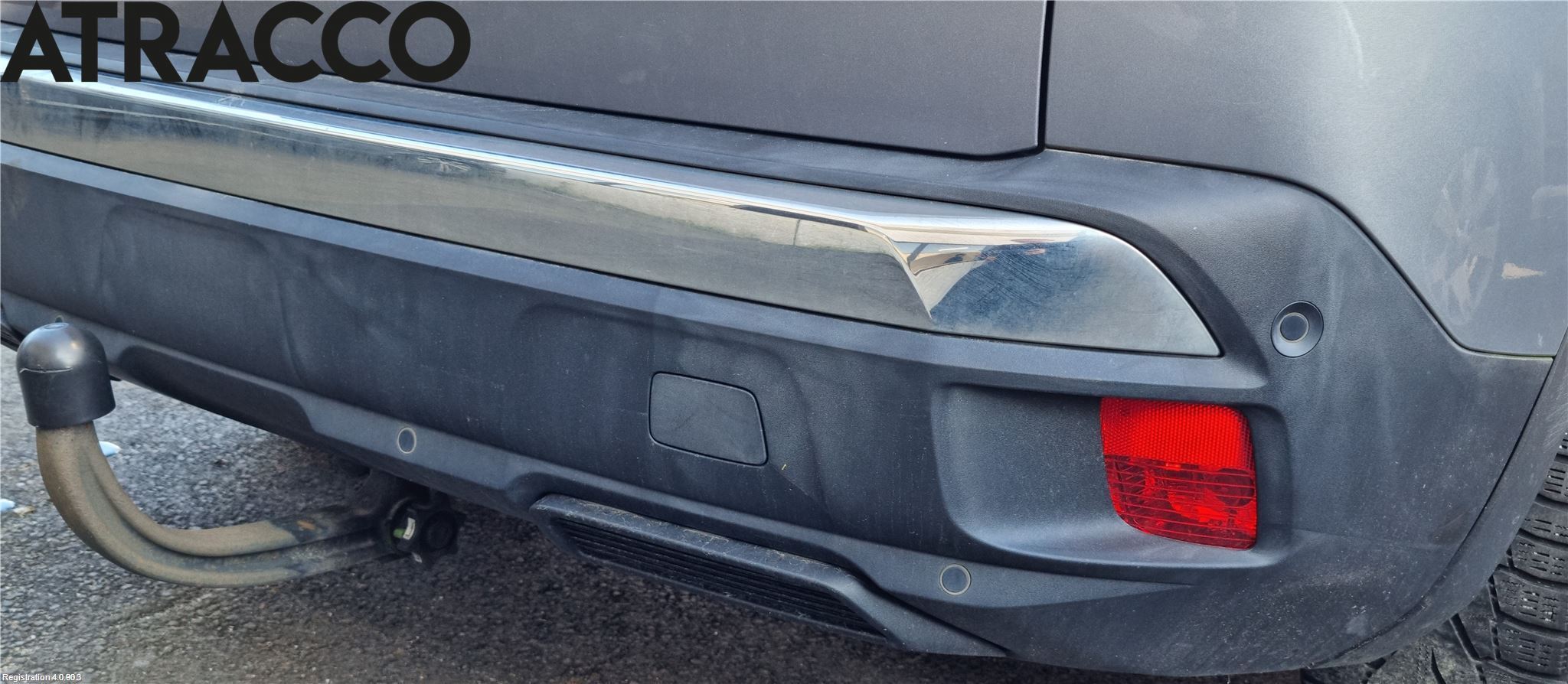 Peugeot 3008 17-24 Støtfanger Bak