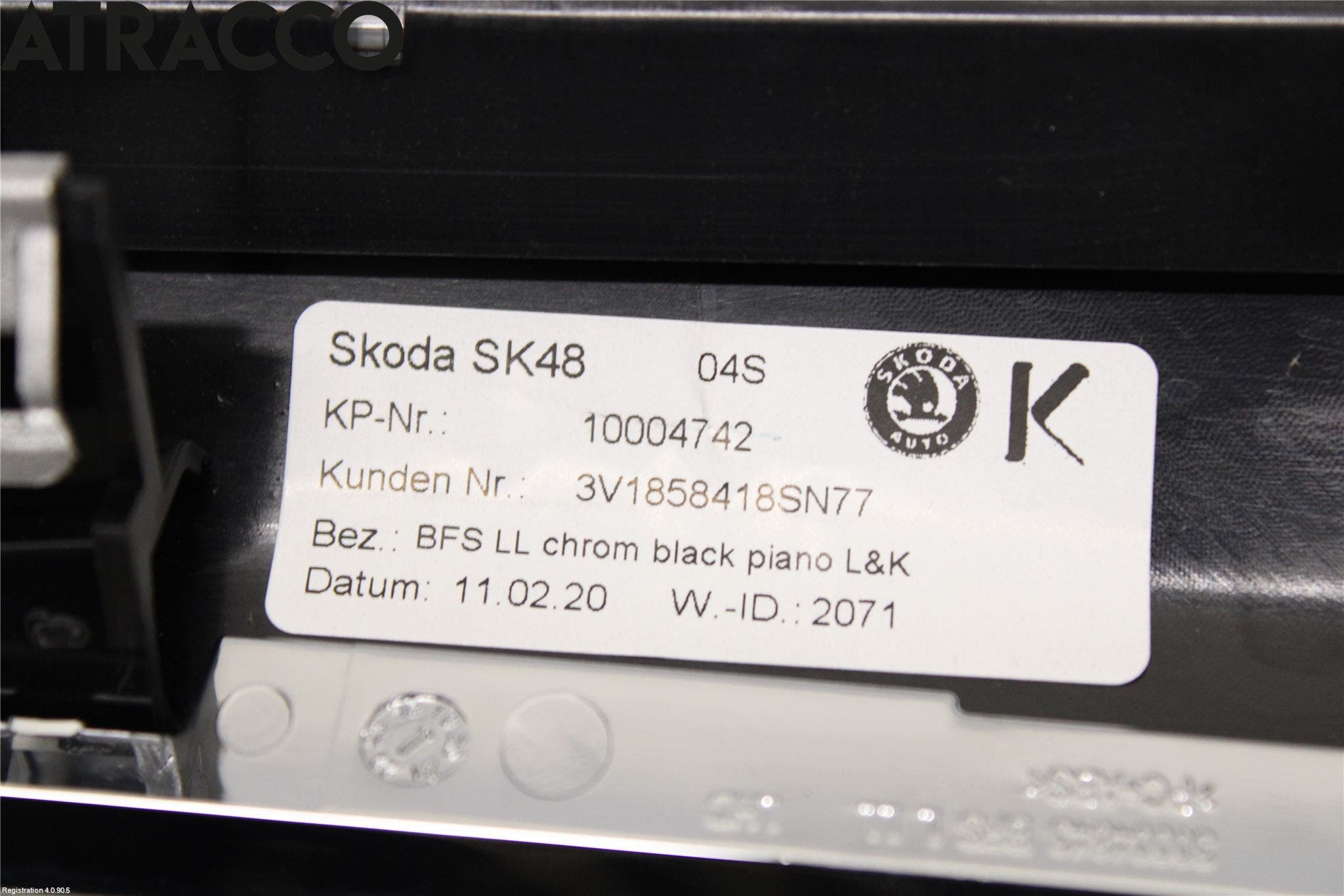 Skoda SUPERB 16-24 Innr Dekor Instrbord