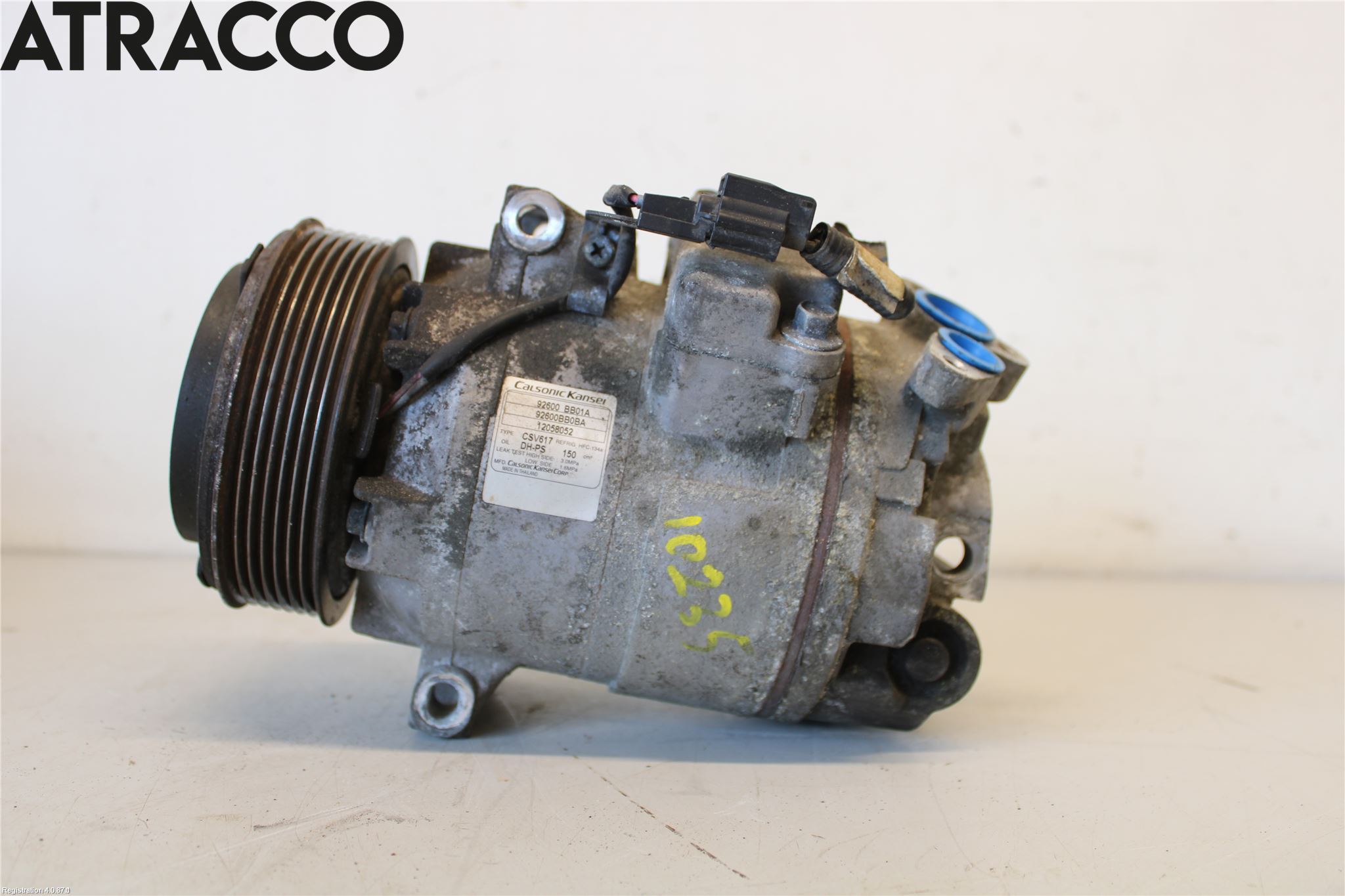 Nissan QASHQAI 10-14 Varme Ac Kompressor