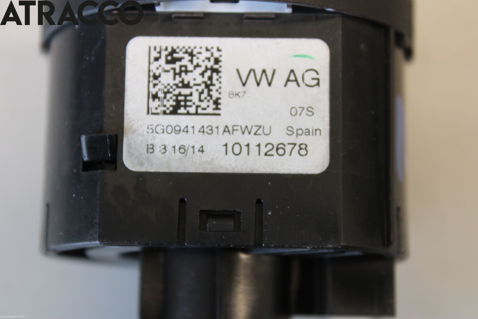 Volkswagen VW POLO 10-17 Bryter Hovedlys