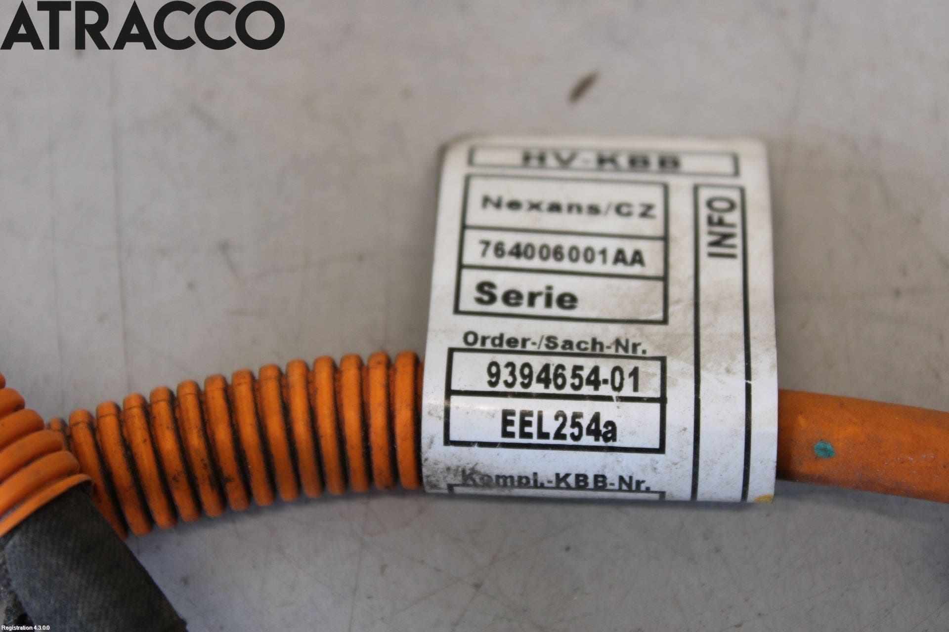 BMW i3 I01 13-22 Kabelhärva Högspänning