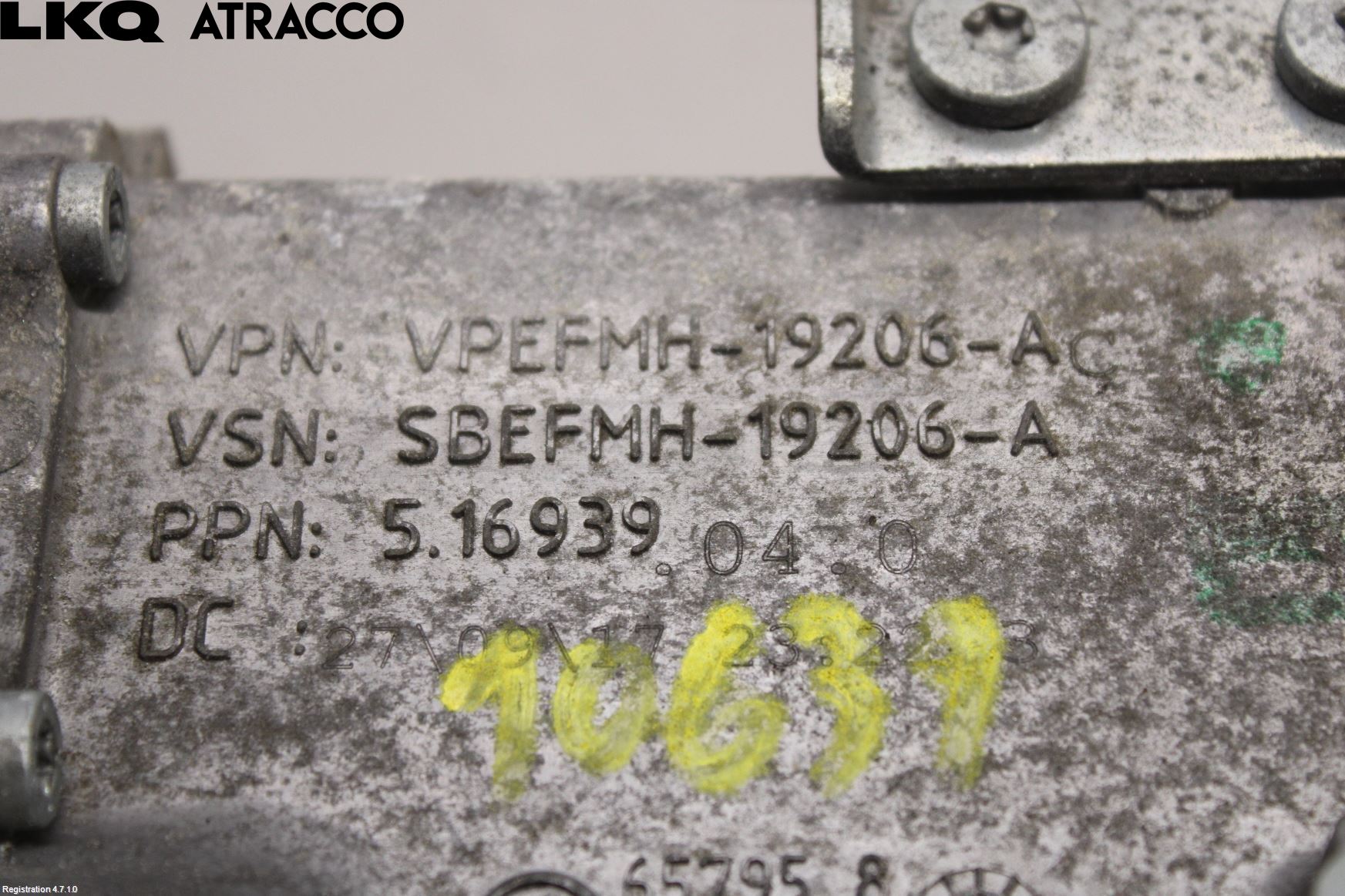 Ford TRANSIT CONNECT 09-13 Egr Ventil