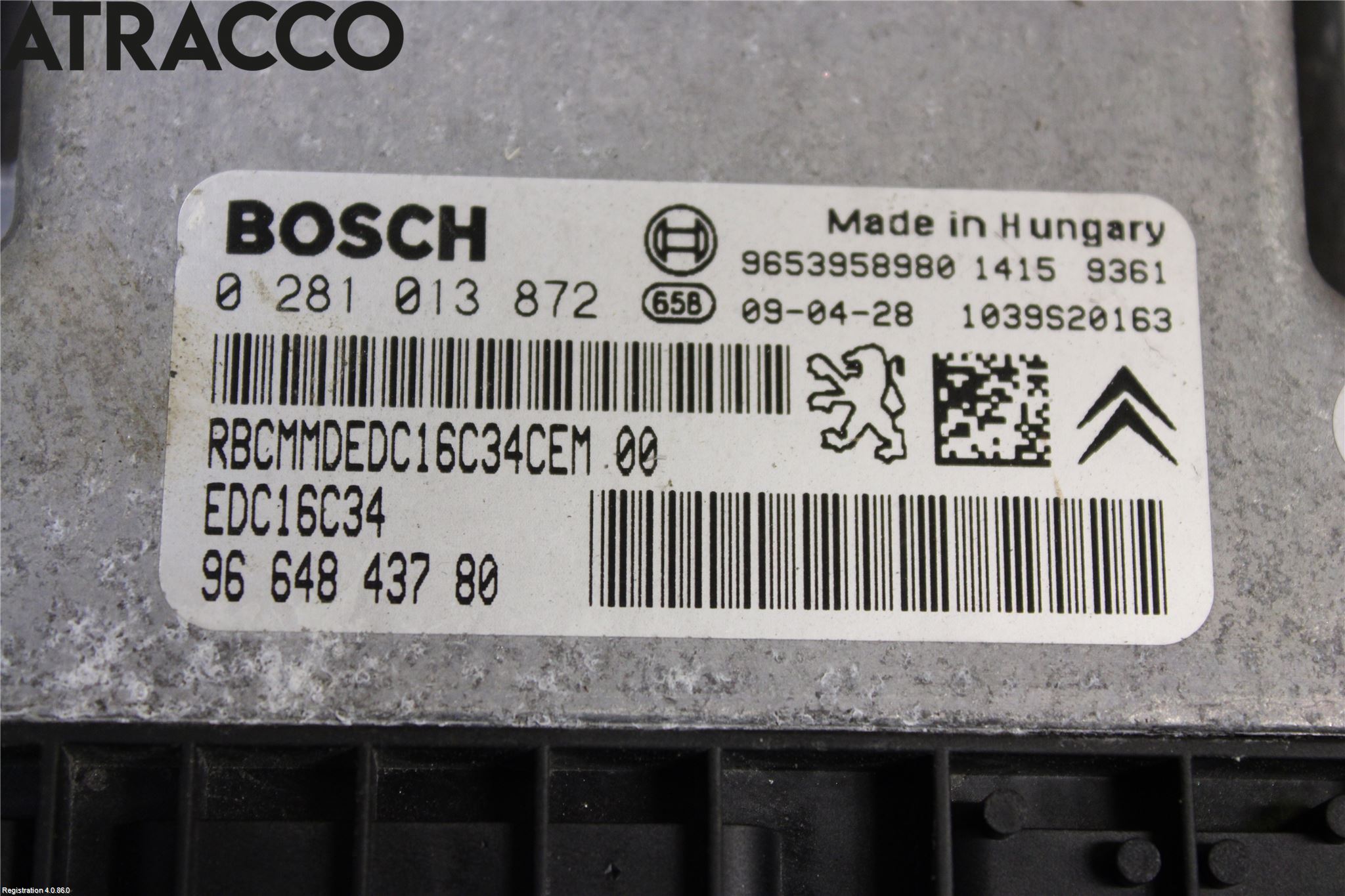 Peugeot PARTNER 08-15 Styreenhet Øvrig