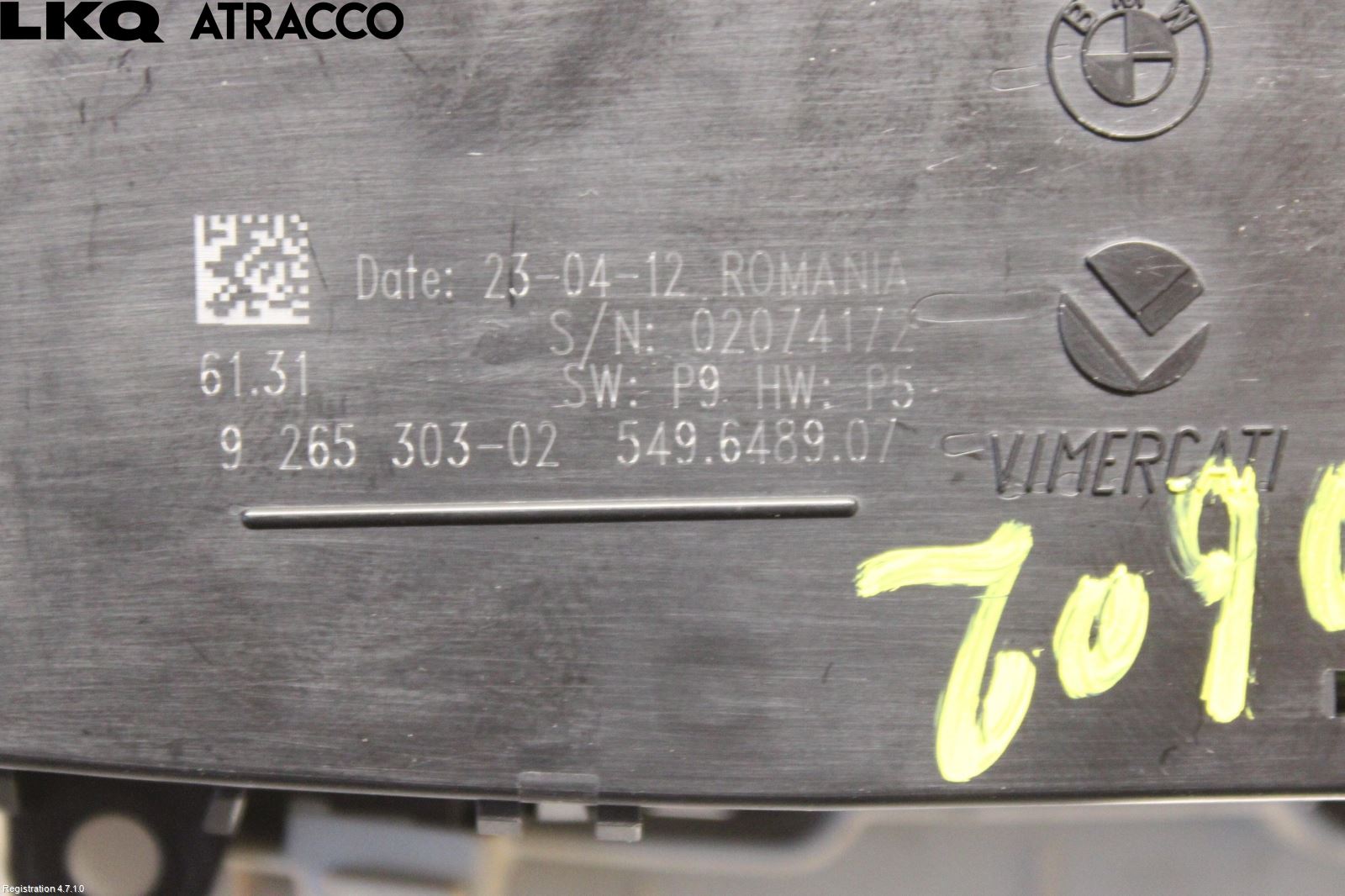 BMW 3 F30/F31/F80 12-19 Bryter Hovedlys