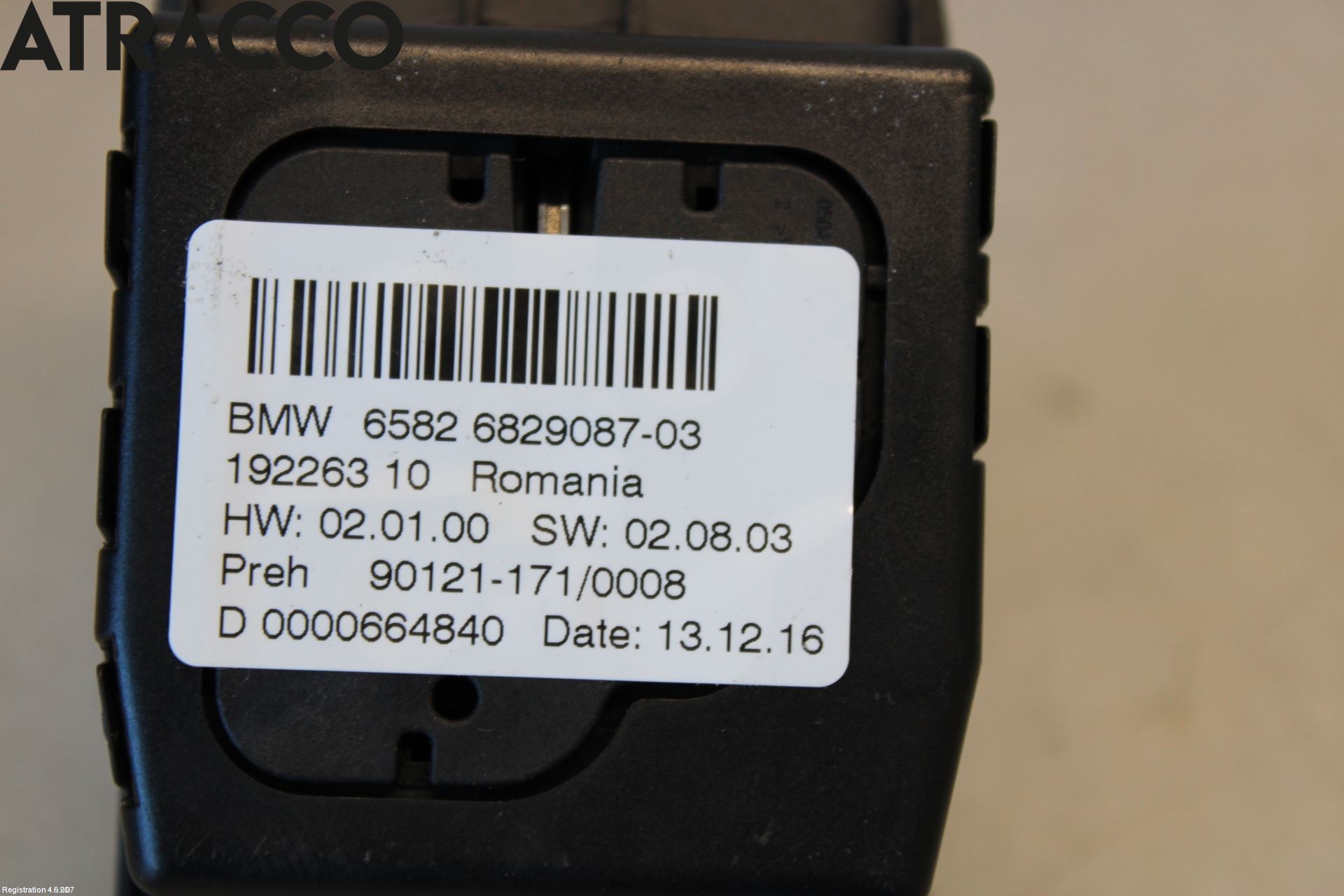 BMW i3 I01 13-22 Bryter Multifunksjon