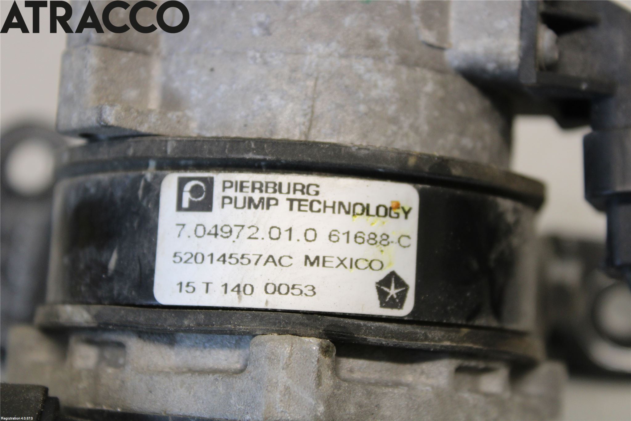 Fiat 500 07- Varme Sirkulasjonspumpe