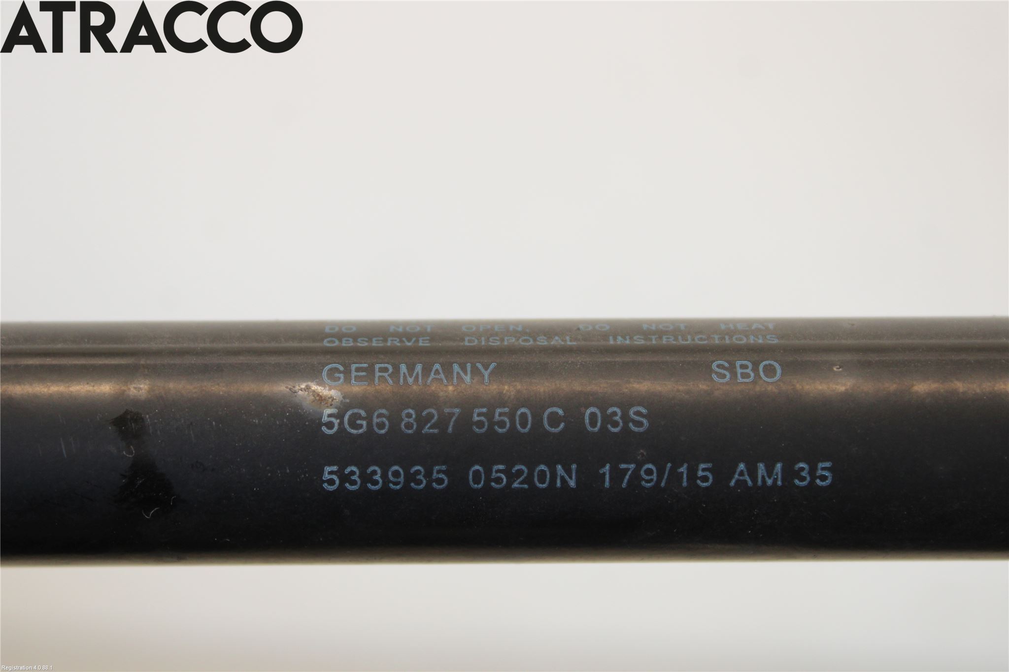 Volkswagen VW GOLF / E-GOLF VII 13-20 Bakluke Demper-Gassfjær