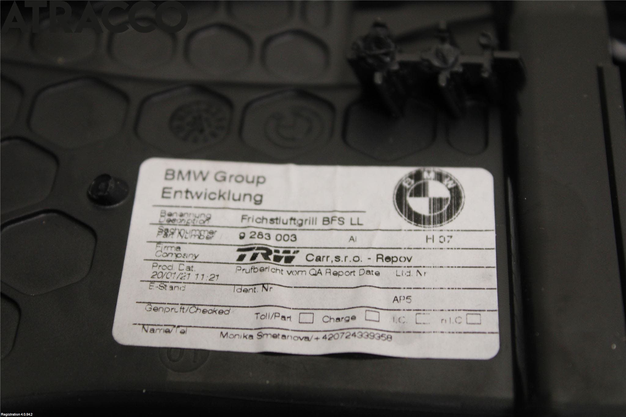 BMW i3 I01 13-22 Dashbord Kanal - Dyse