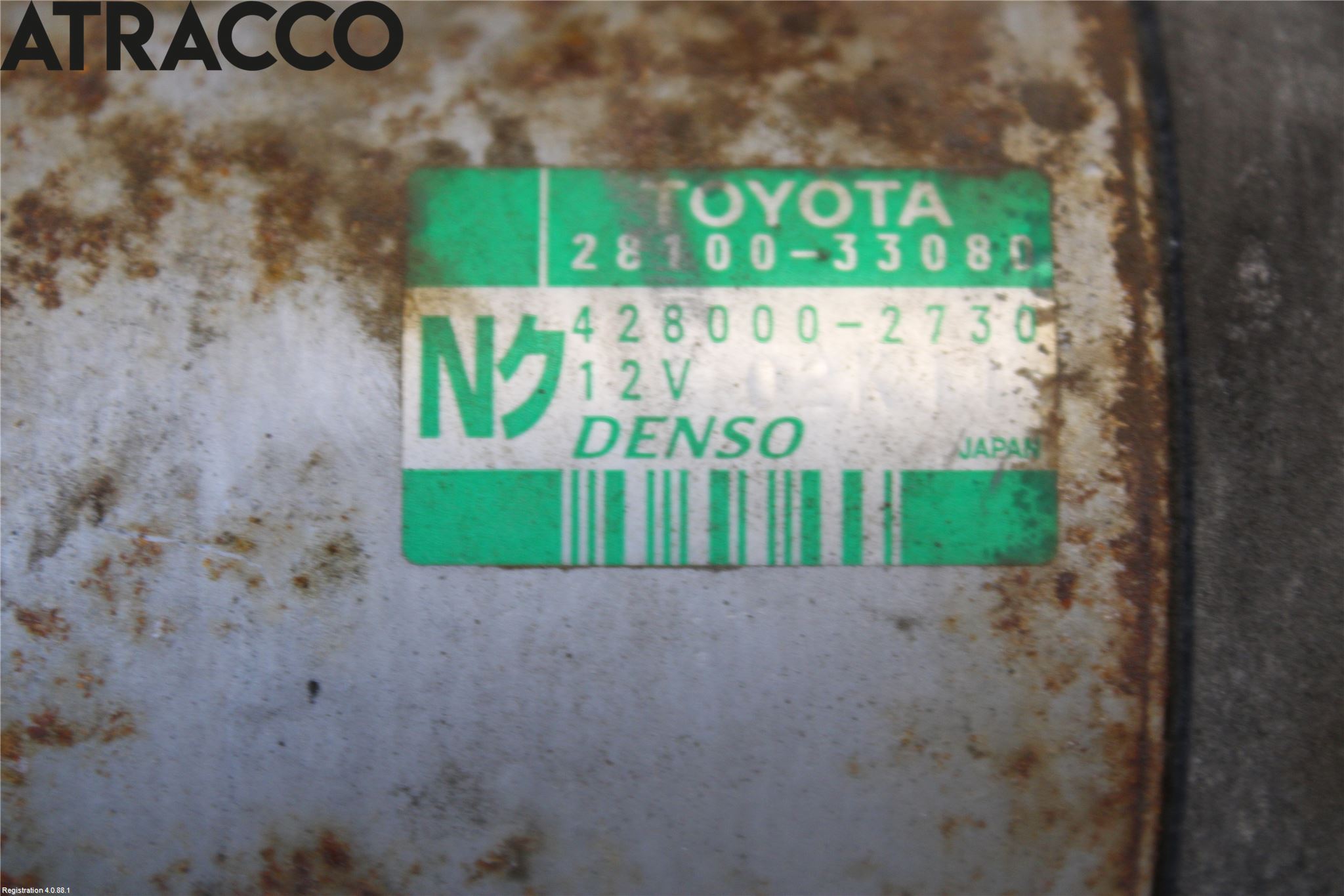 Toyota AURIS 10-12 Startmotor Diesel