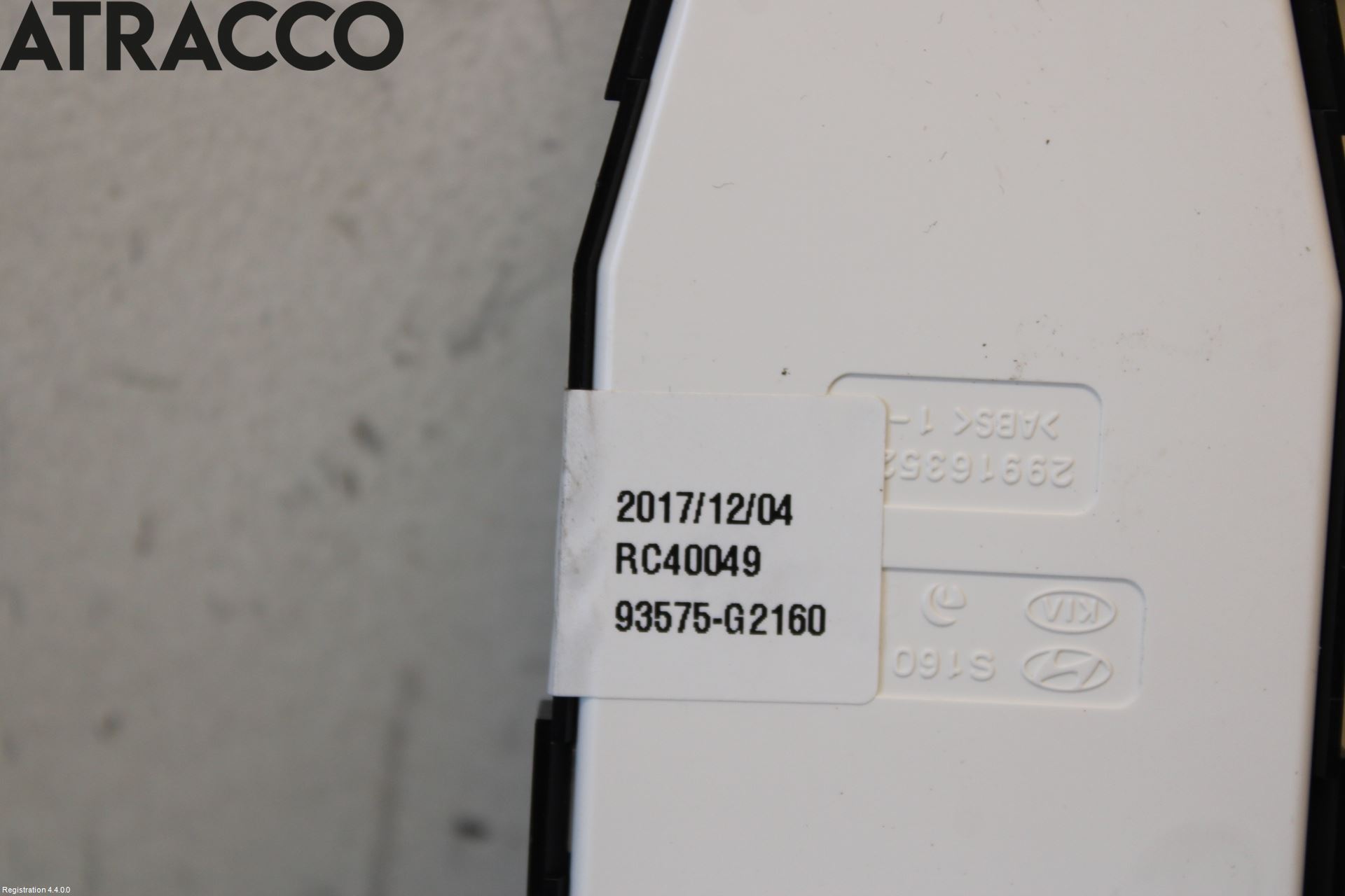 Hyundai IONIQ AE 17-22 Bryter Vindusheis