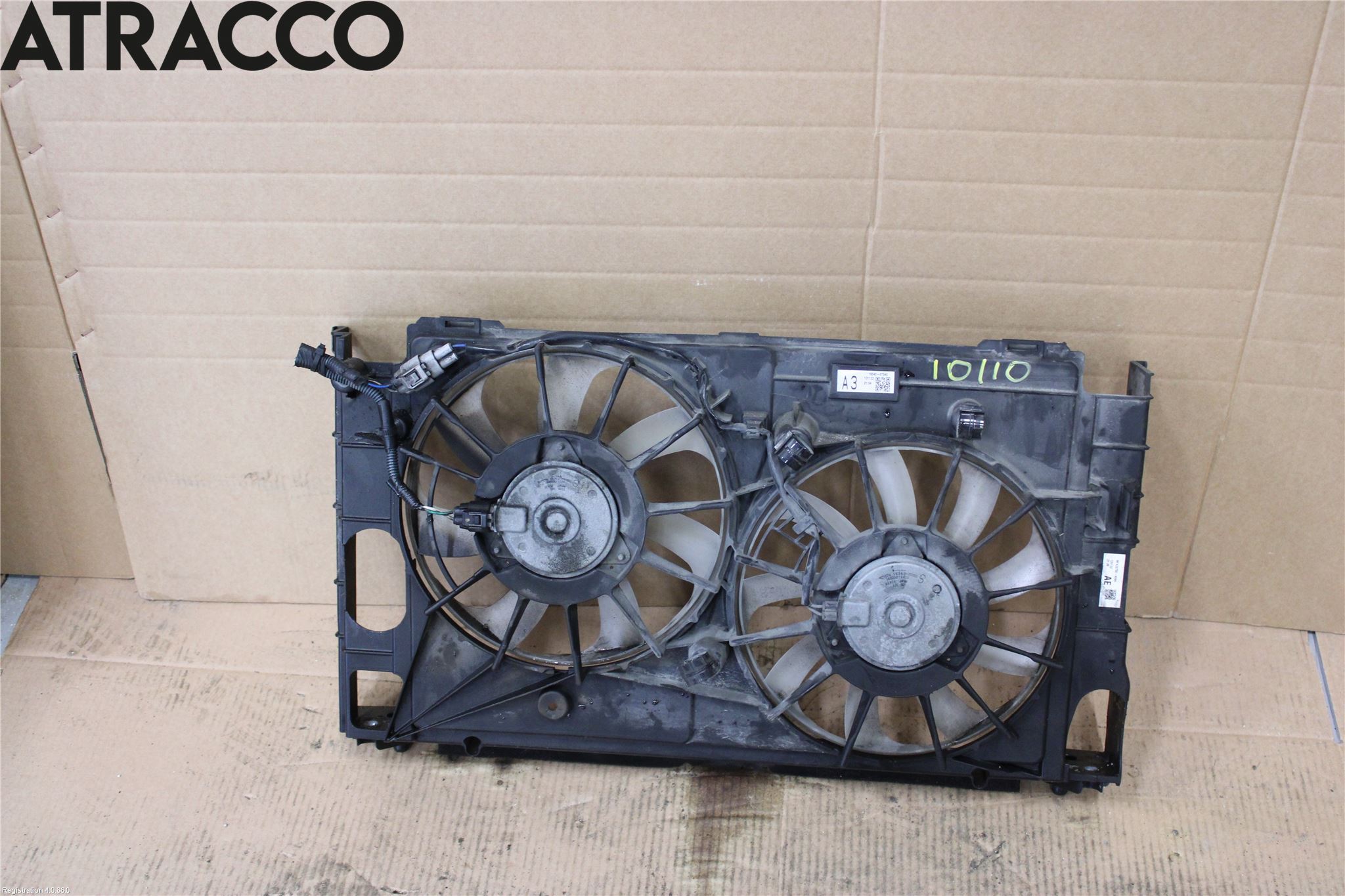 Toyota AURIS 13-19 Kjølevifte Elektrisk