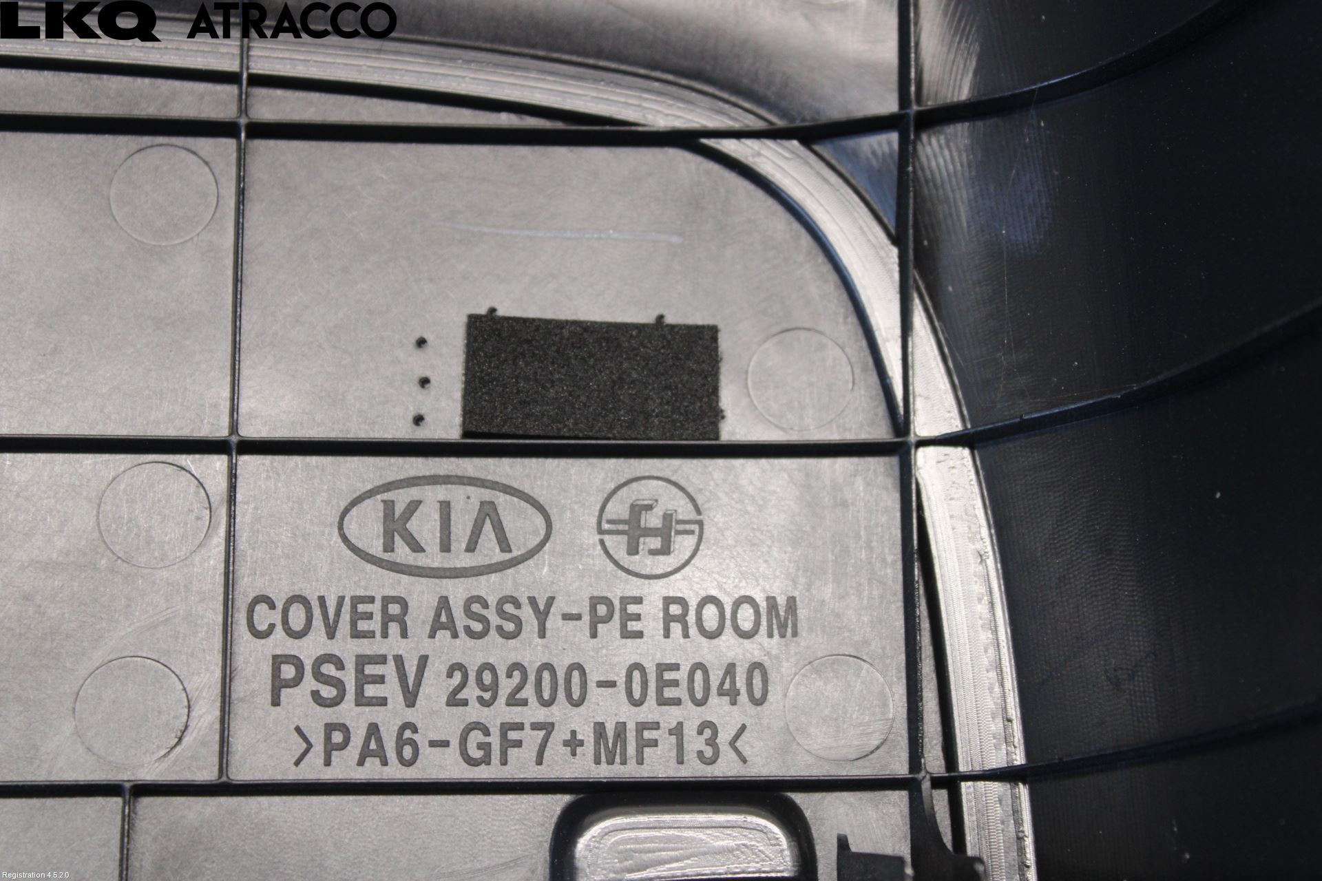 Kia SOUL 09- Motor Deksel Over Motor