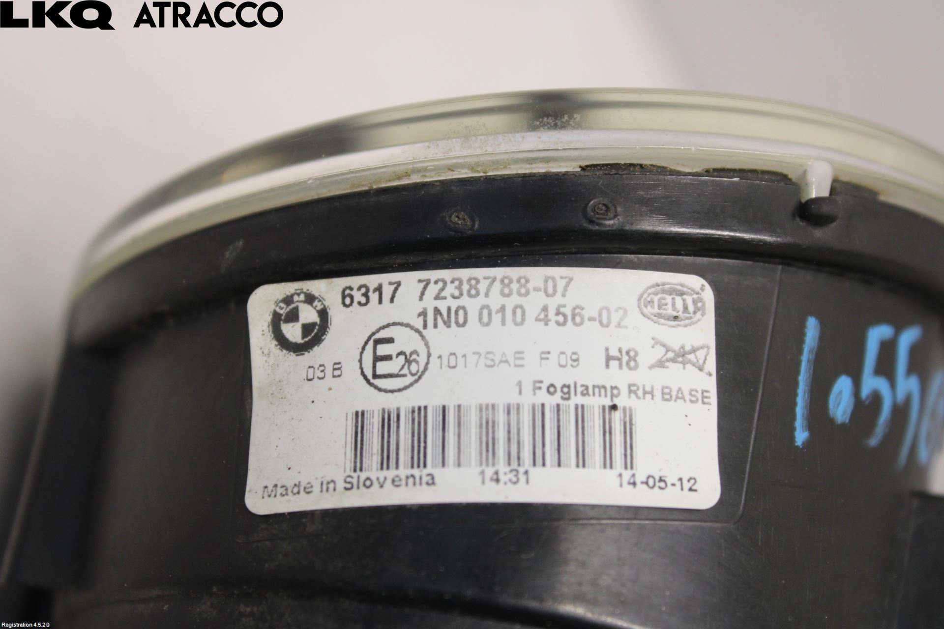 BMW X3 F25 10-17 Frontlykt-Kurve-Tåkelys