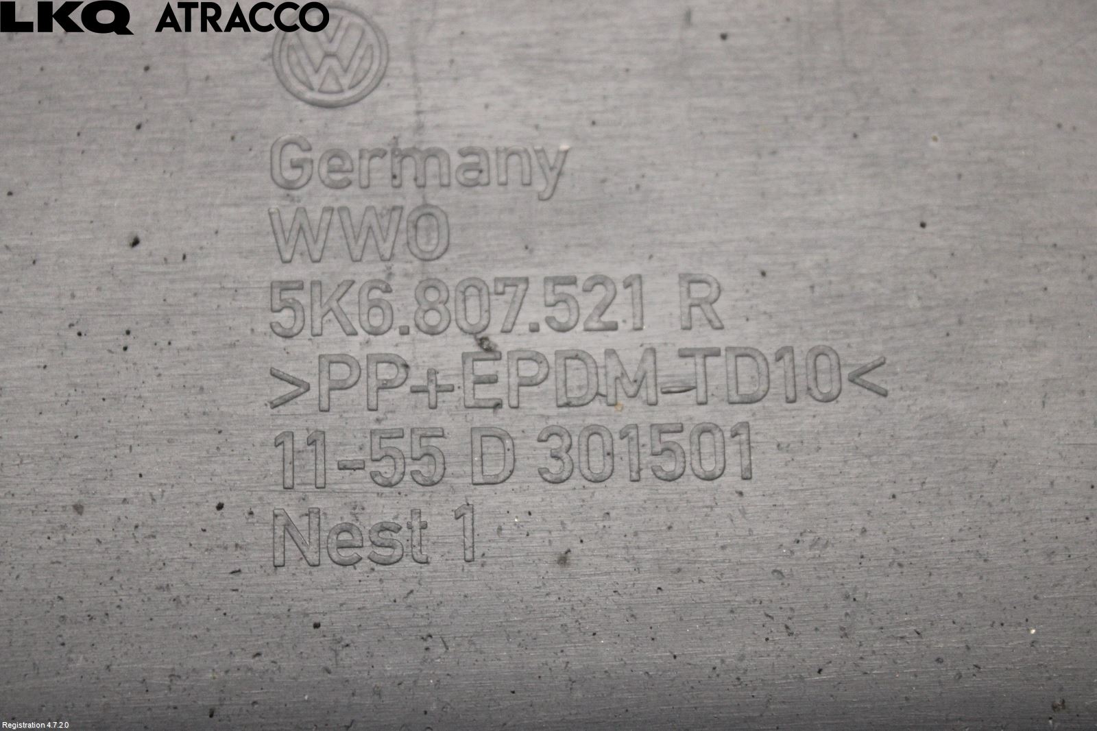 Volkswagen VW GOLF VI 09-13 Spoiler Bak