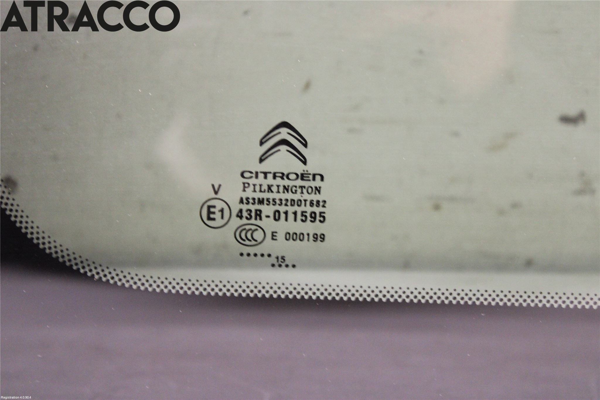 Citroen C4 CACTUS 14-20 Dørrute Bak Venstre 4Dørs