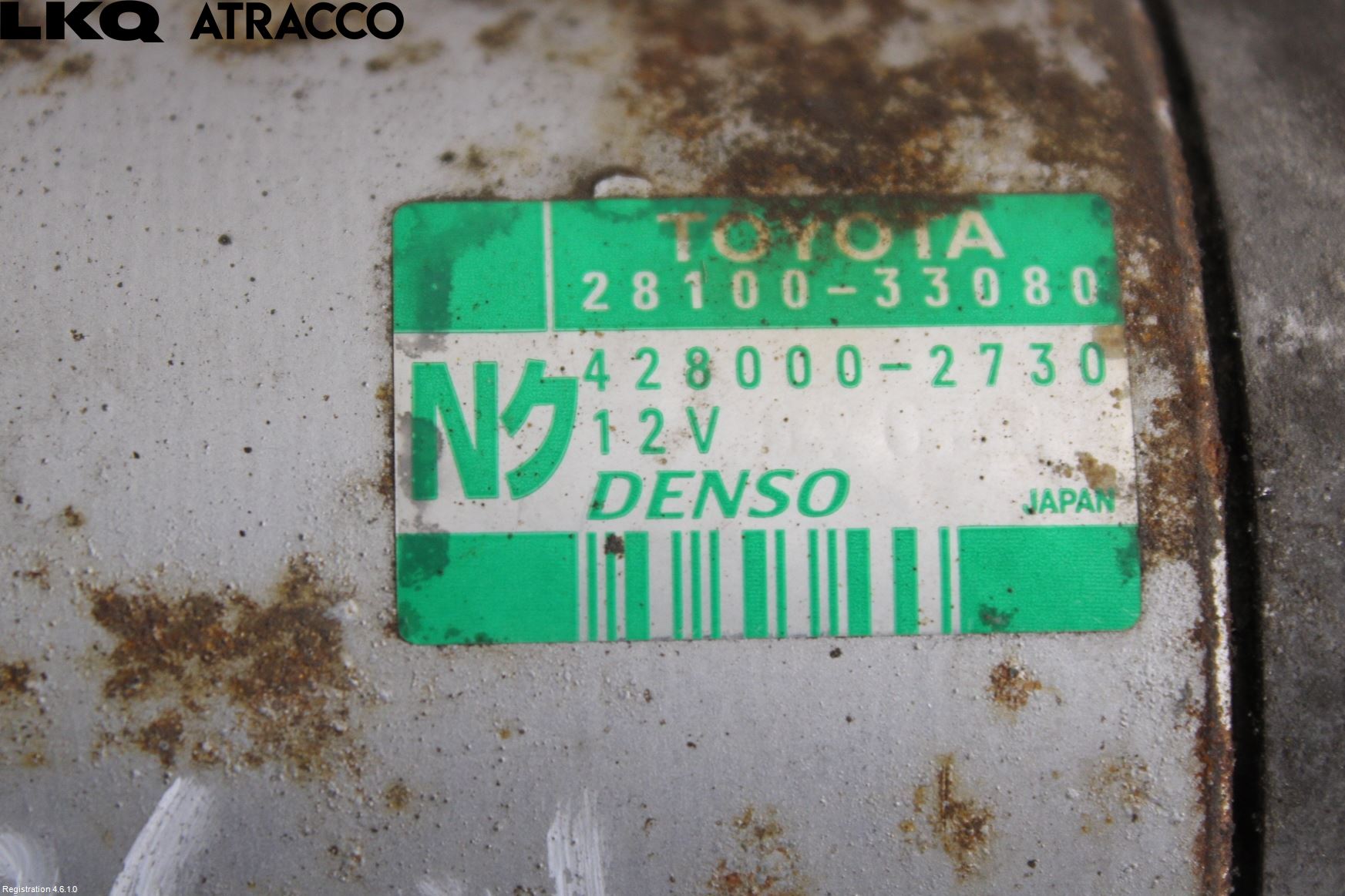 Toyota COROLLA 02-07 Startmotor Diesel