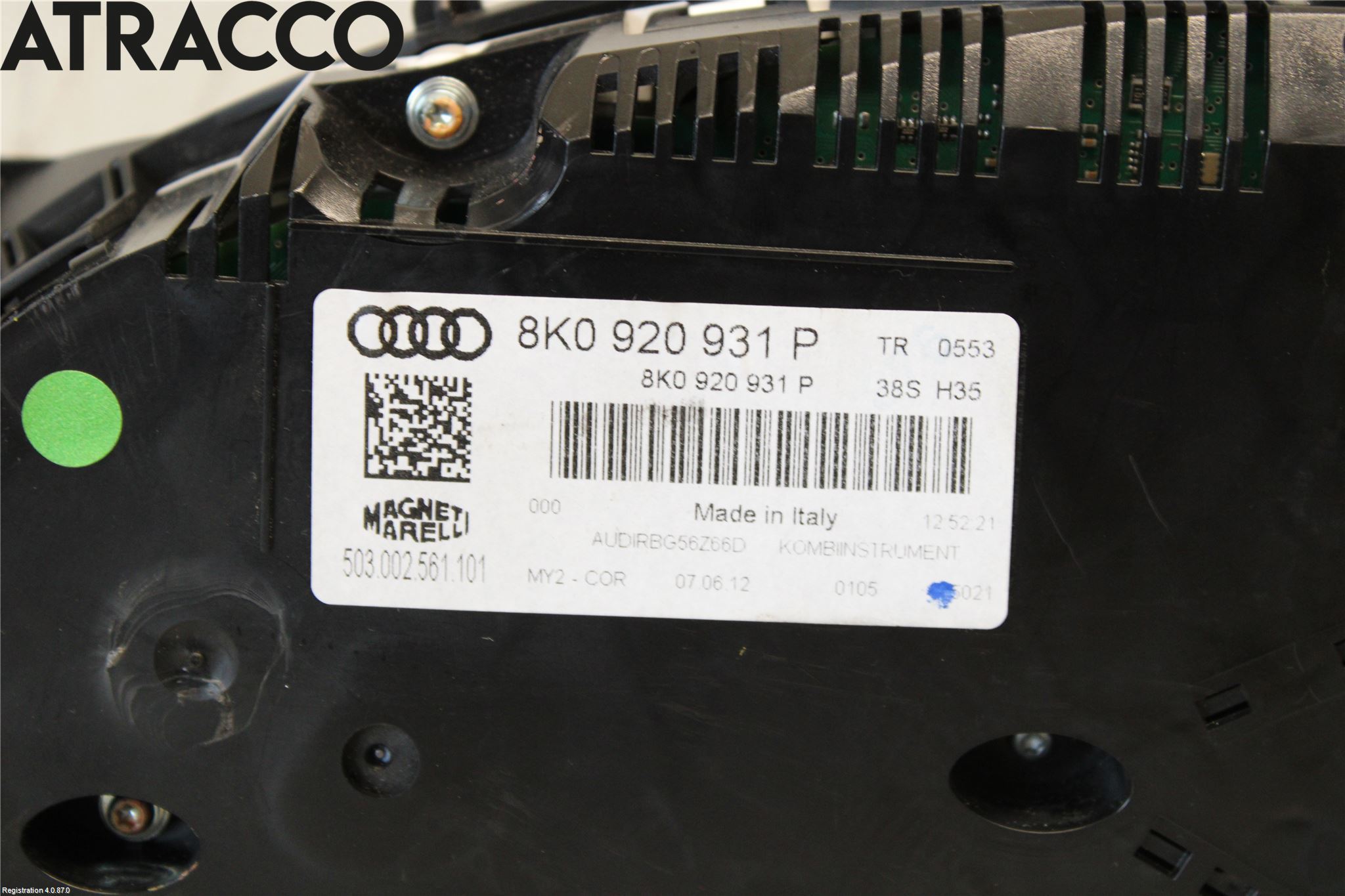 Audi A4/S4 08-11 Instr Kombinert