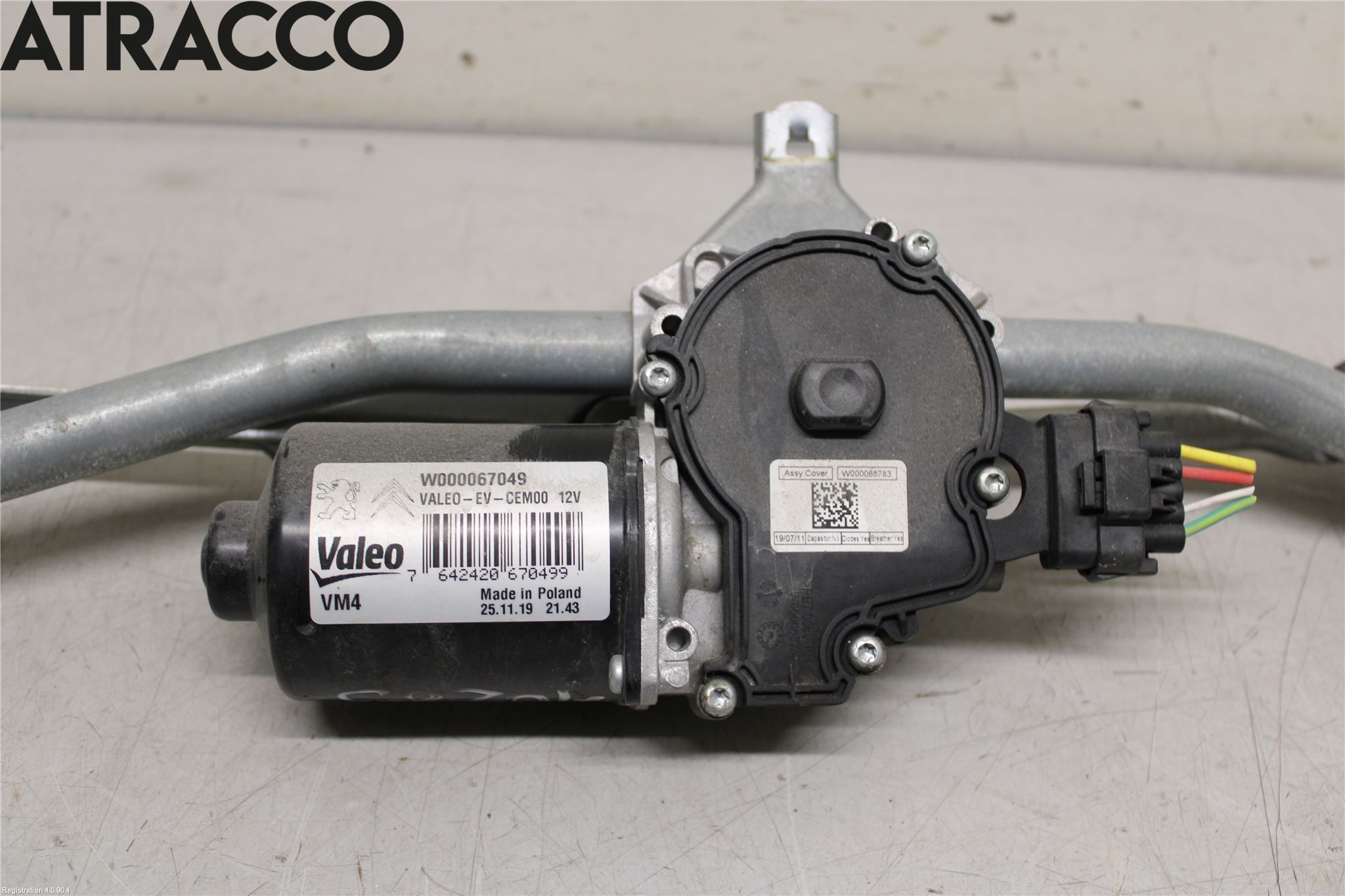 Citroen JUMPY 07-16 Viskermotor Bakluke