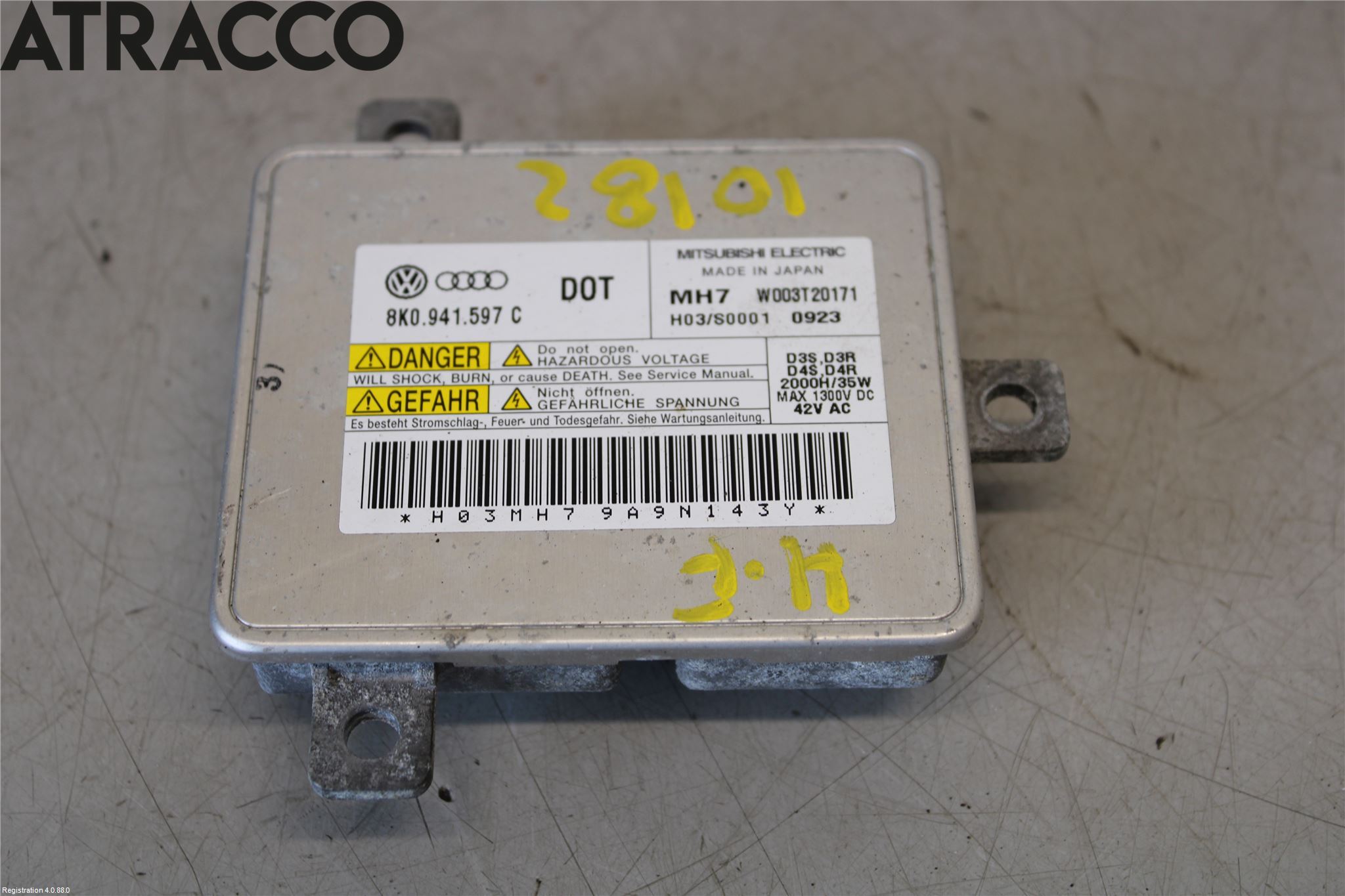 Audi A1/S1 11-18 Styreenhet Xenon