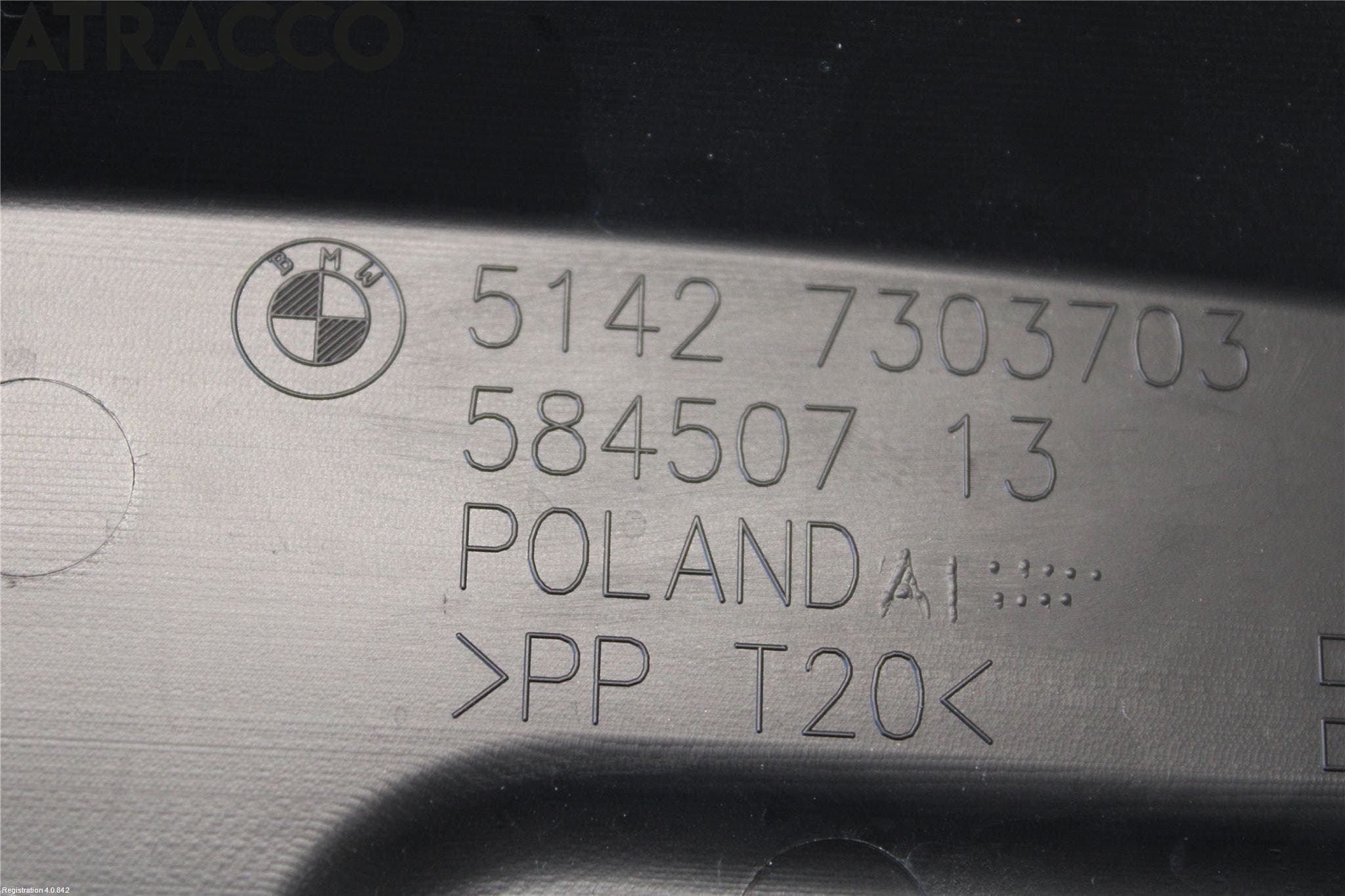 BMW i3 I01 13-22 Dør Dekorlist Vb