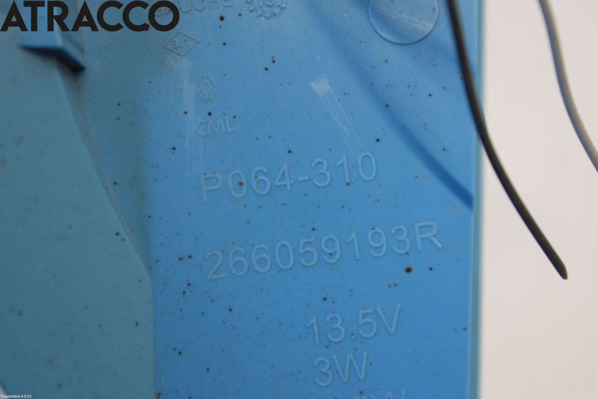 Renault ZOE/E-TECH 13- Frontlykt-Kurve-Tåkelys