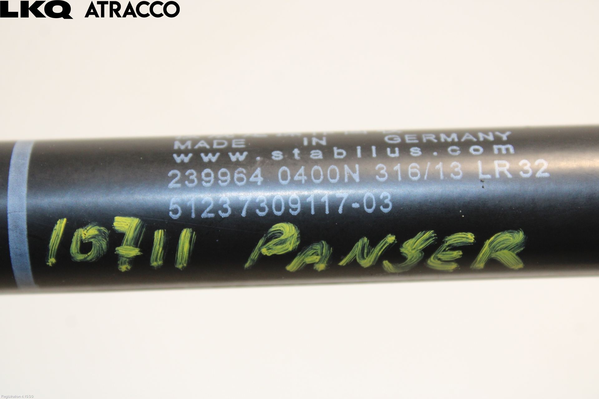 BMW 5 F10/F11/F18 09-17 Panser Demper-Gassfjær