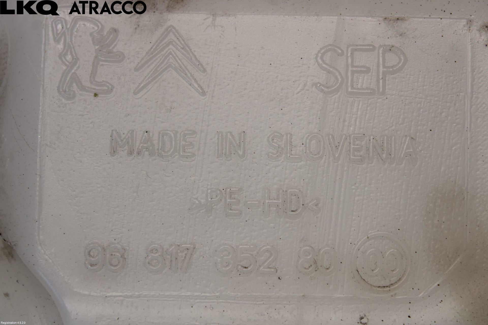 Citroen C3 PICASSO Spylerbeholder Frontrute-Lykte