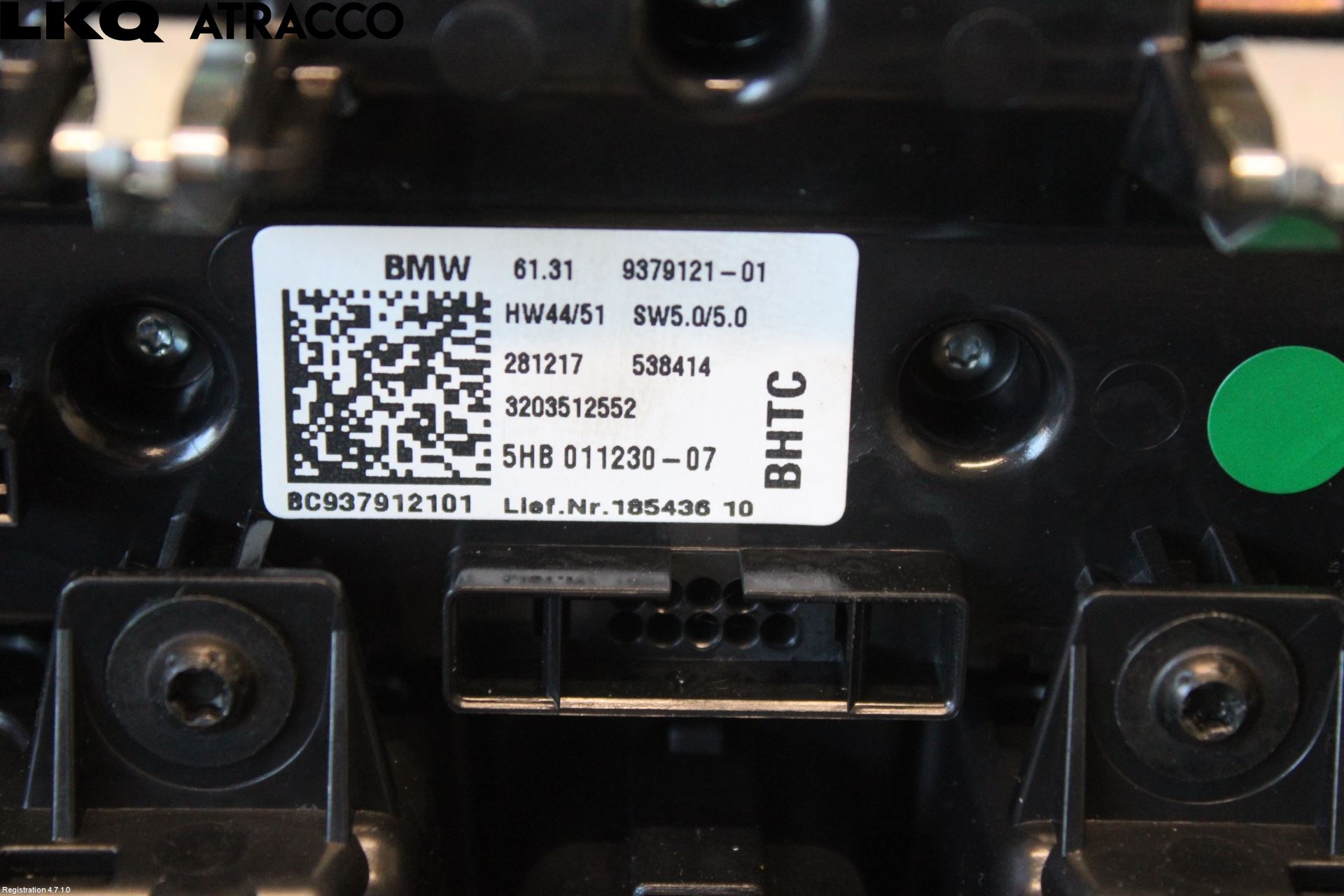 BMW i3 I01 13-22 Varme Ac Betjening-Display