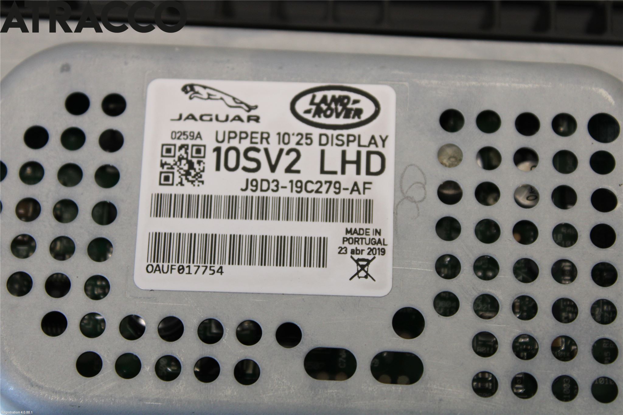 Jaguar I-PACE 18- Multifunktionsdisplay