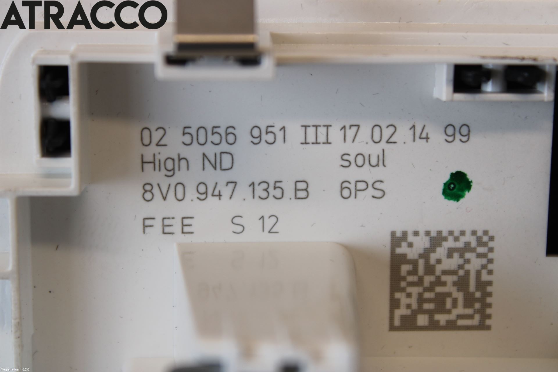 Audi A3/S3 05-13 Innr Taklys